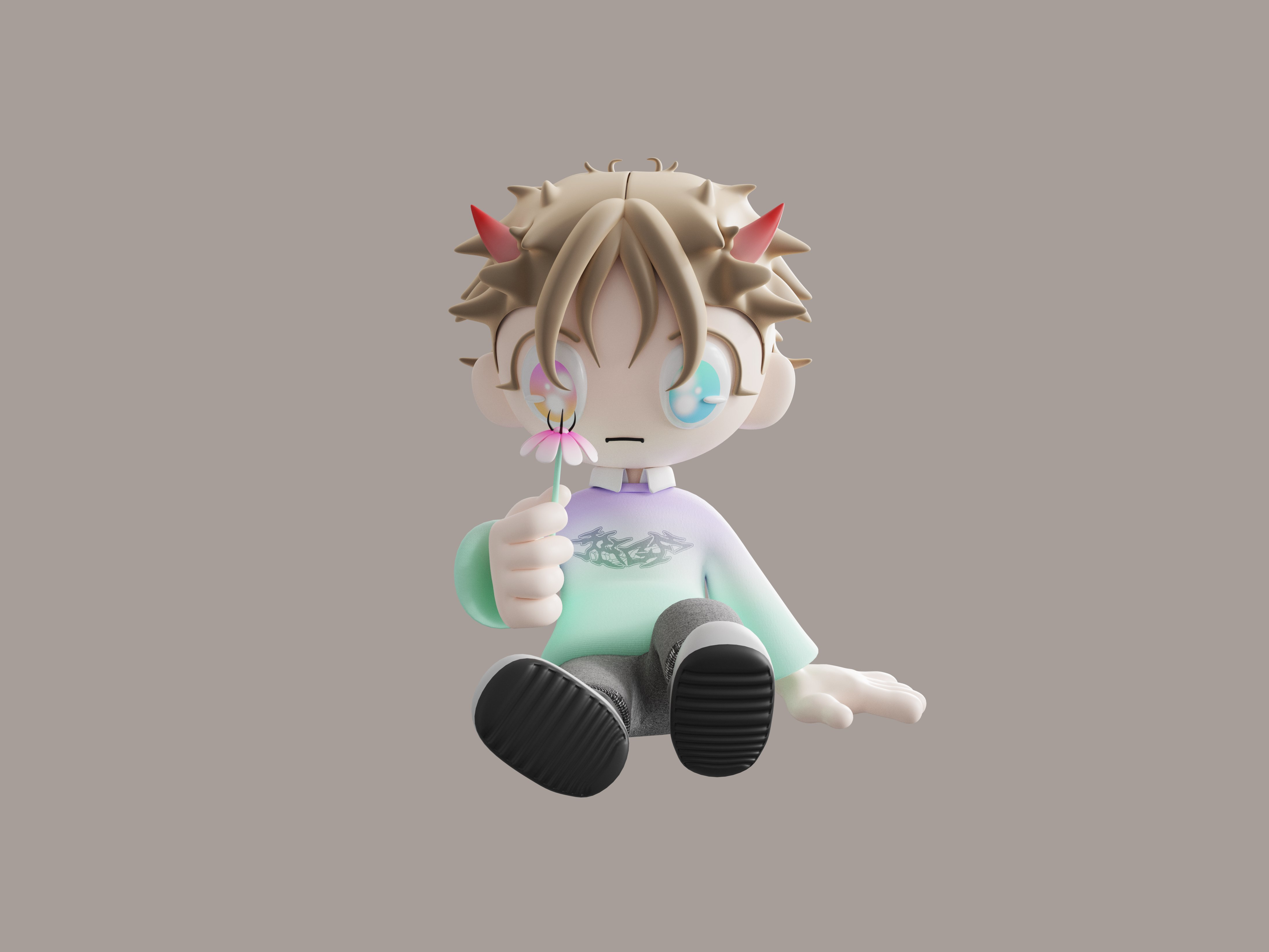 The Kid LAROI 4K with Heterochromia HD Wallpaper