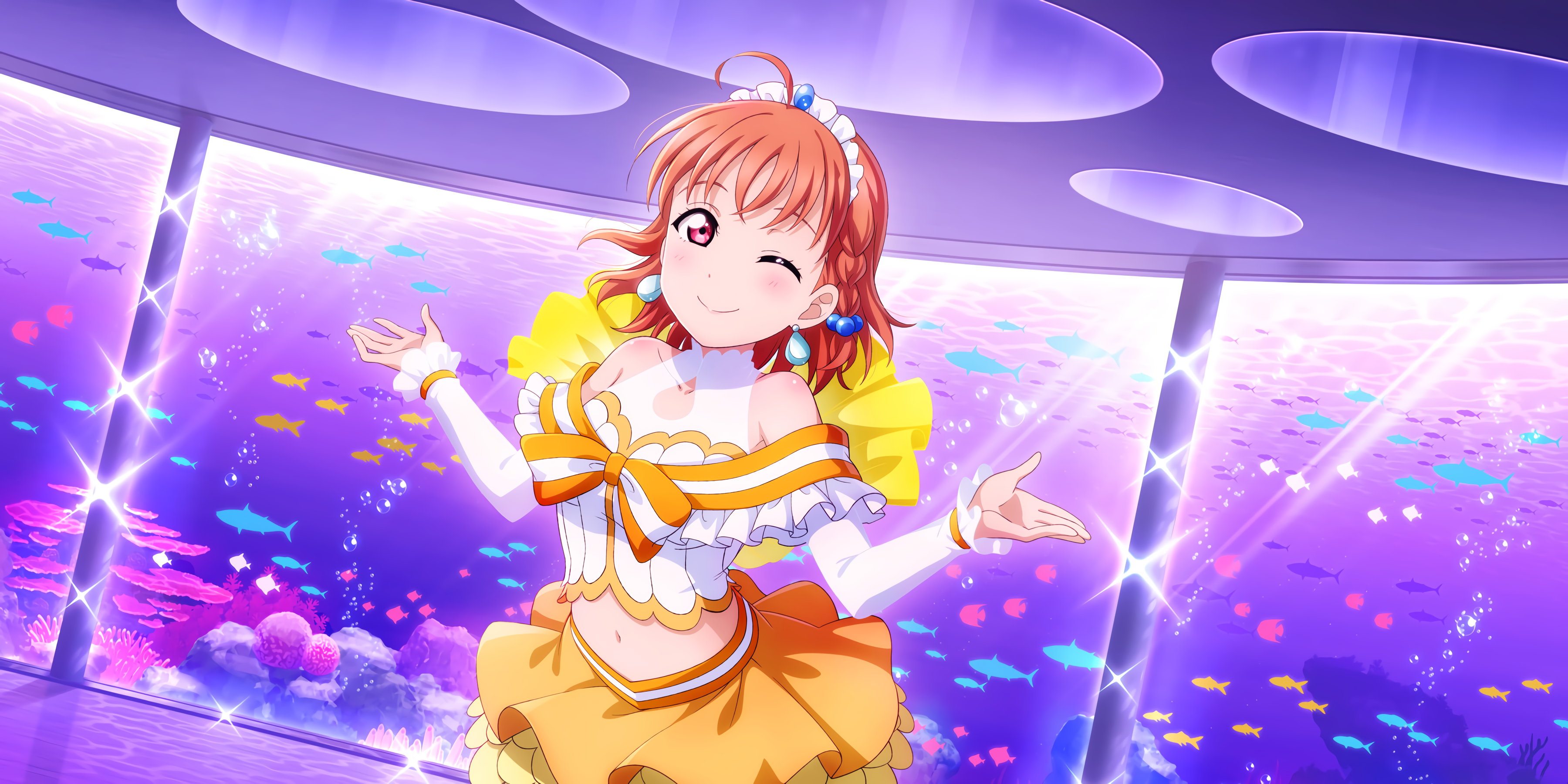 Takami Chika from Love Live! Sunshine!! HD Wallpaper