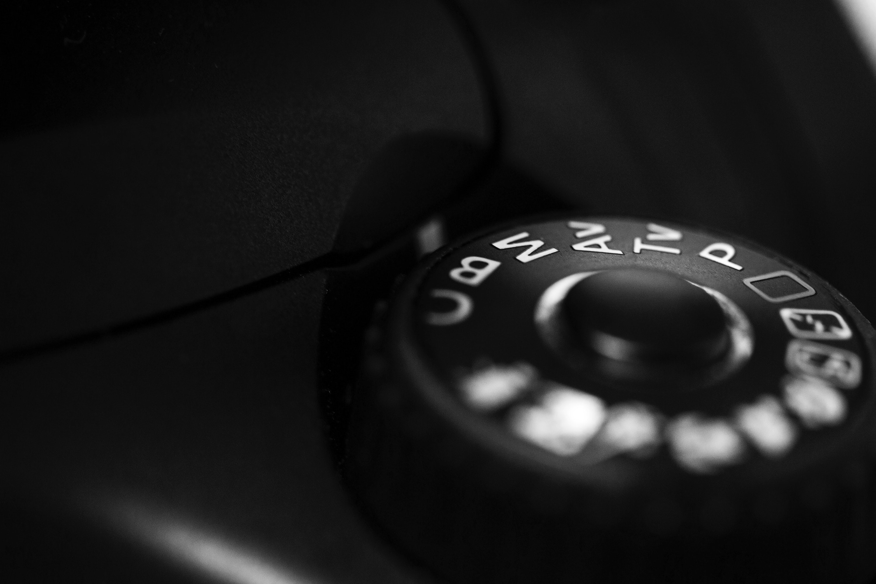 Camera mode dial closeup HD Wallpaper
