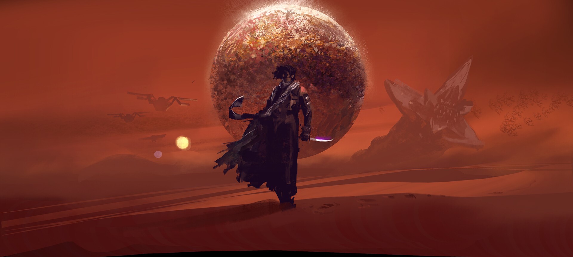 Paul Atreides from Dune on Arrakis HD Wallpaper