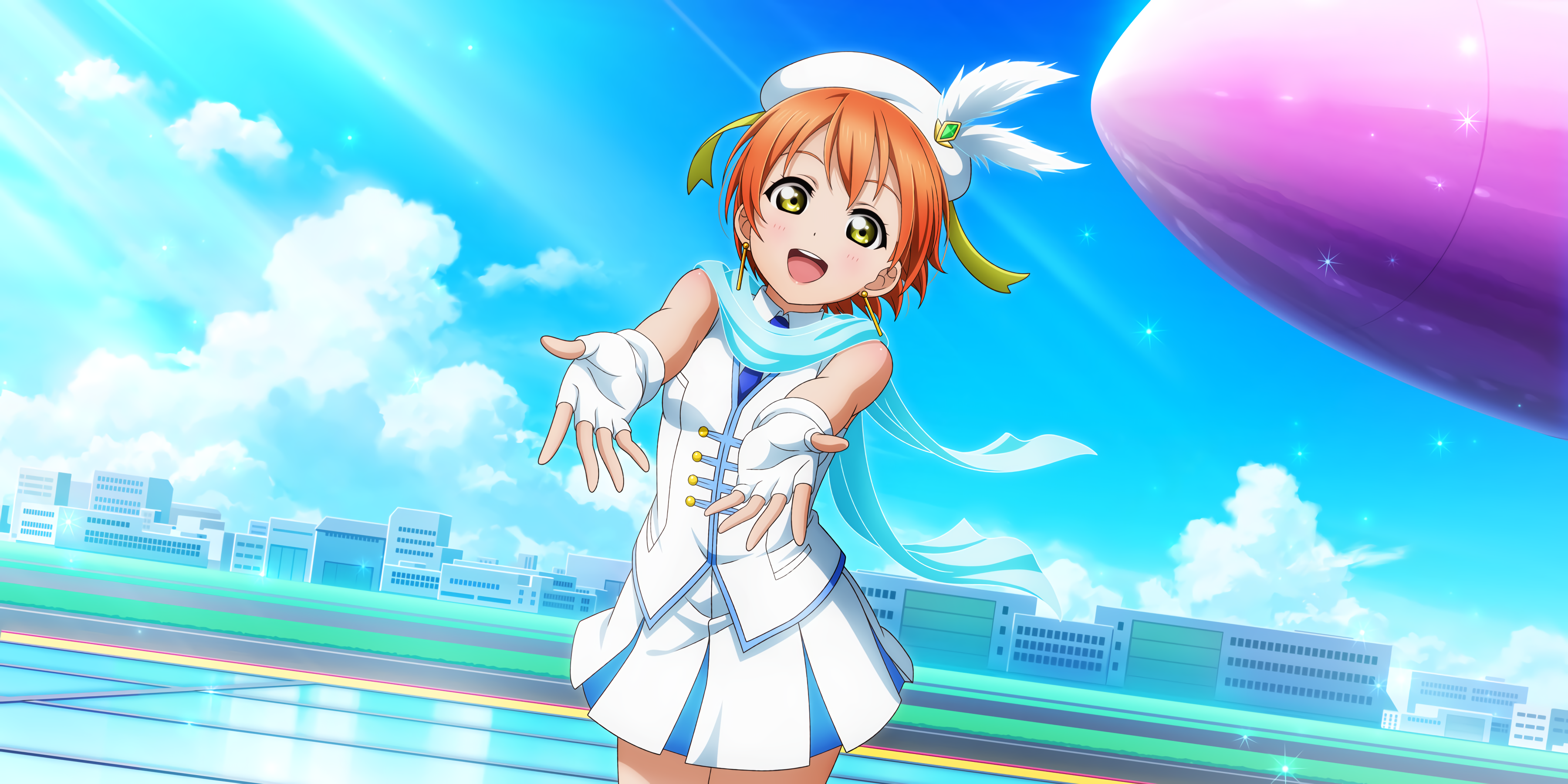 Rin Hoshizora from Love Live! Sunshine!! HD Wallpaper