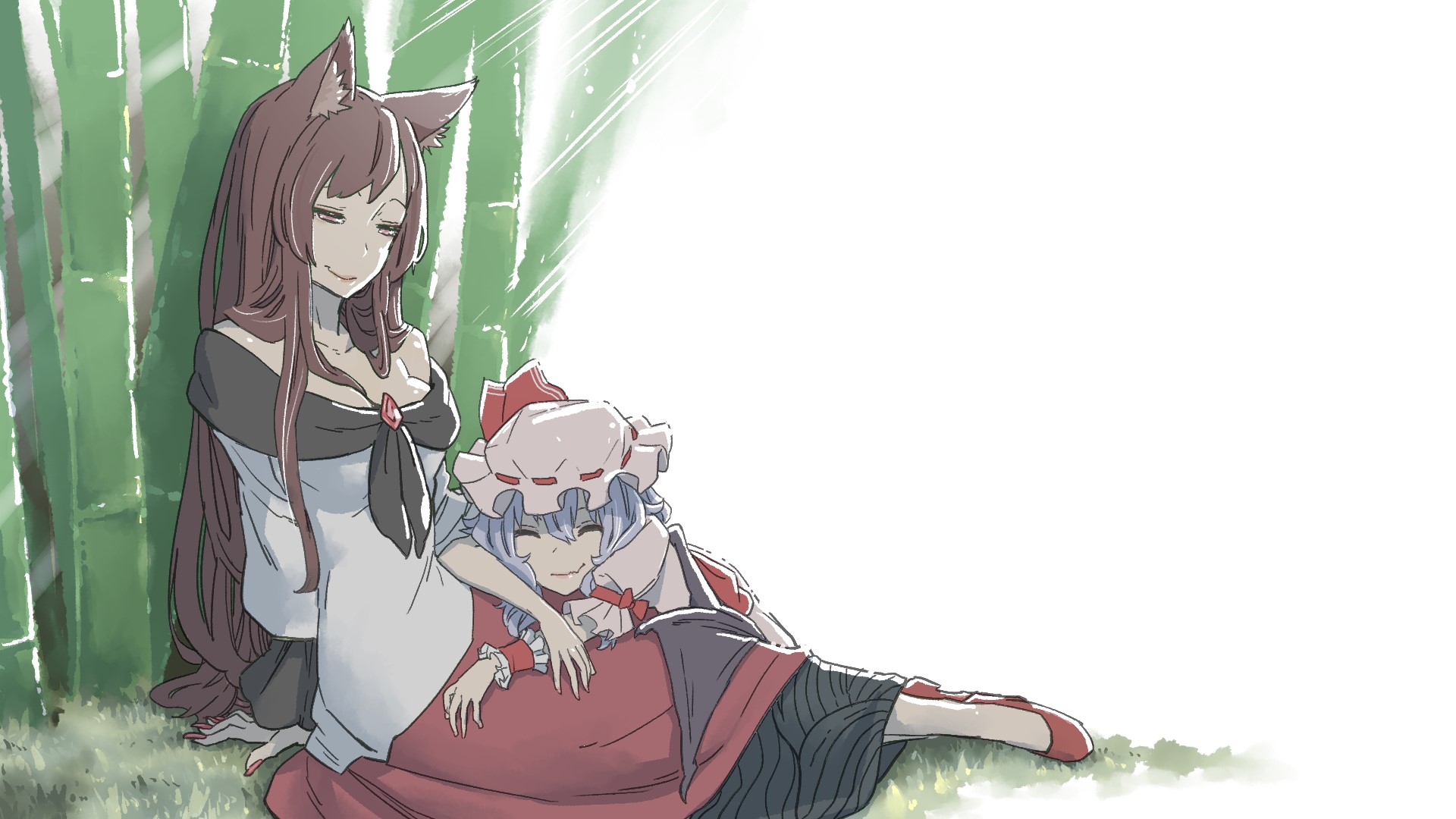 Imaizumi Kagerou and Remilia Scarlet from Touhou HD Wallpaper