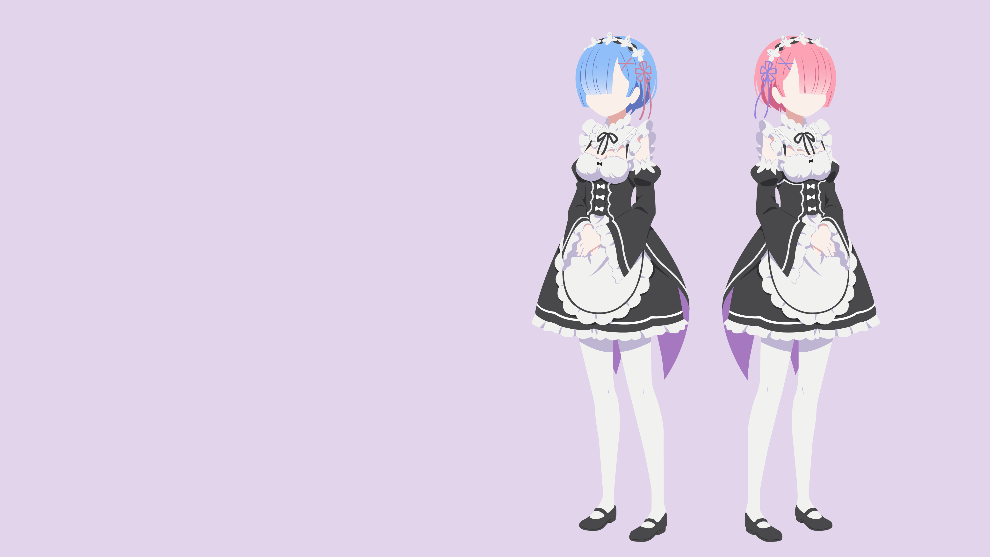 Rem and Ram from Re:Zero HD Wallpaper