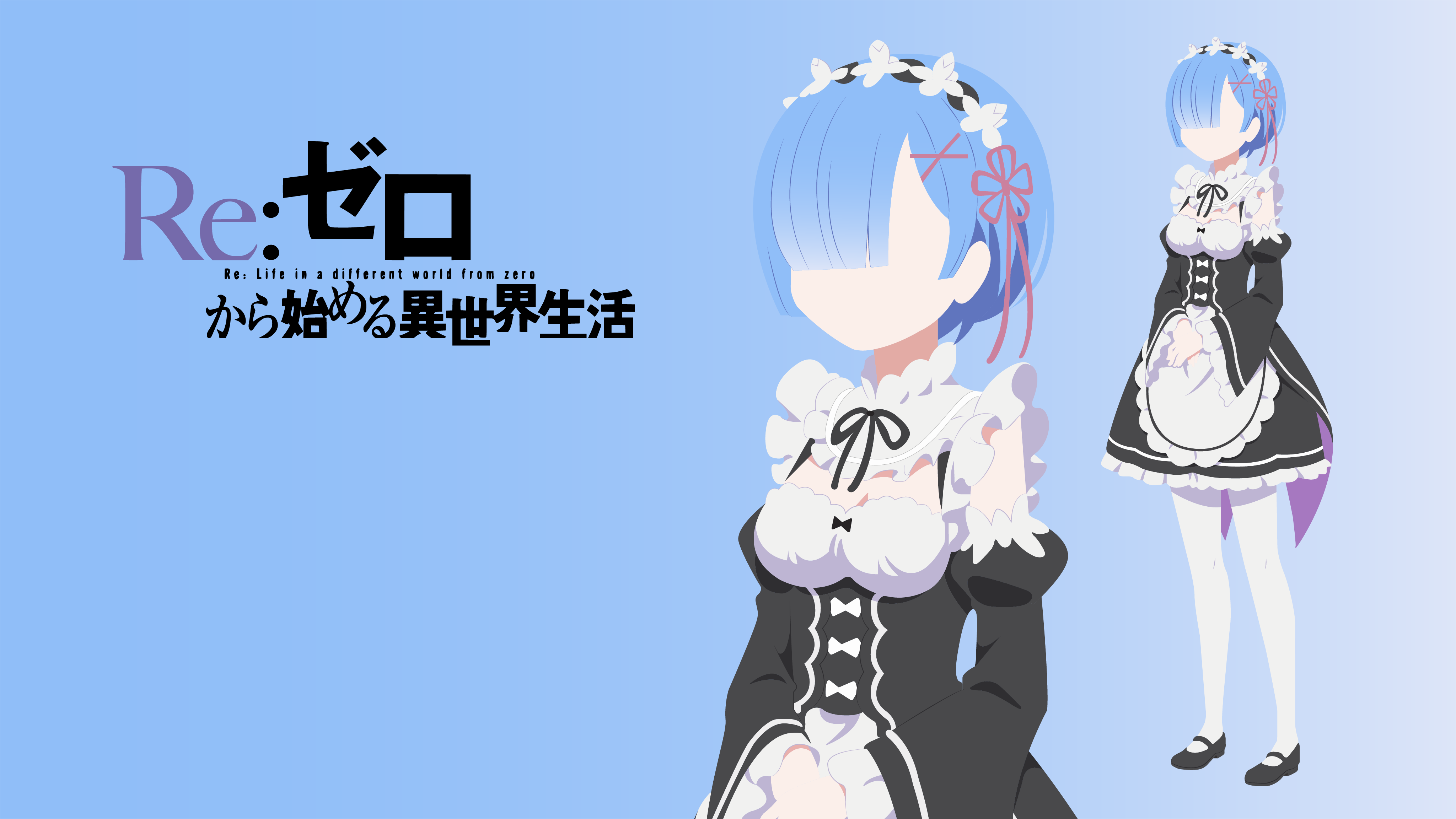 Rem from Re:Zero Kara Hajimeru Isekai Seikatsu HD Wallpaper