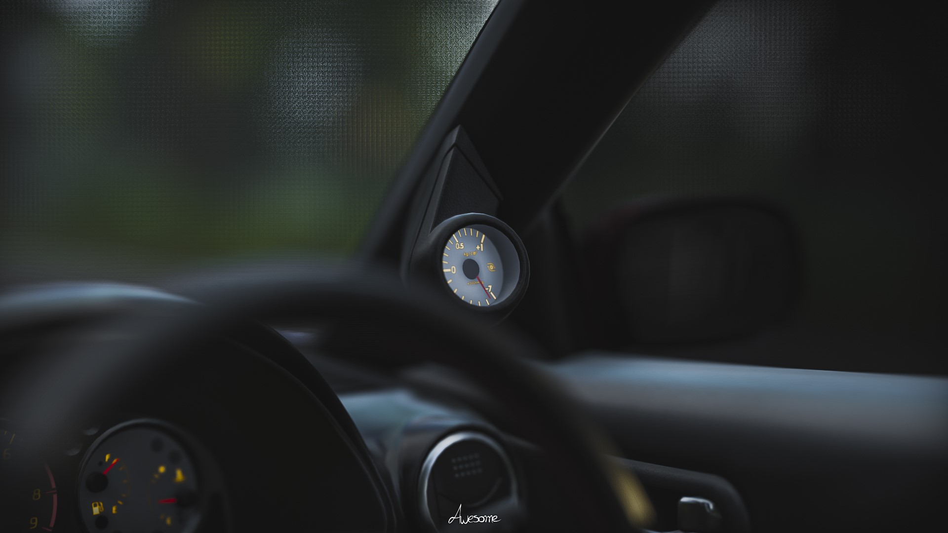 Nissan Silvia Spec-R interior with gauge in Forza Horizon 4 HD Wallpaper