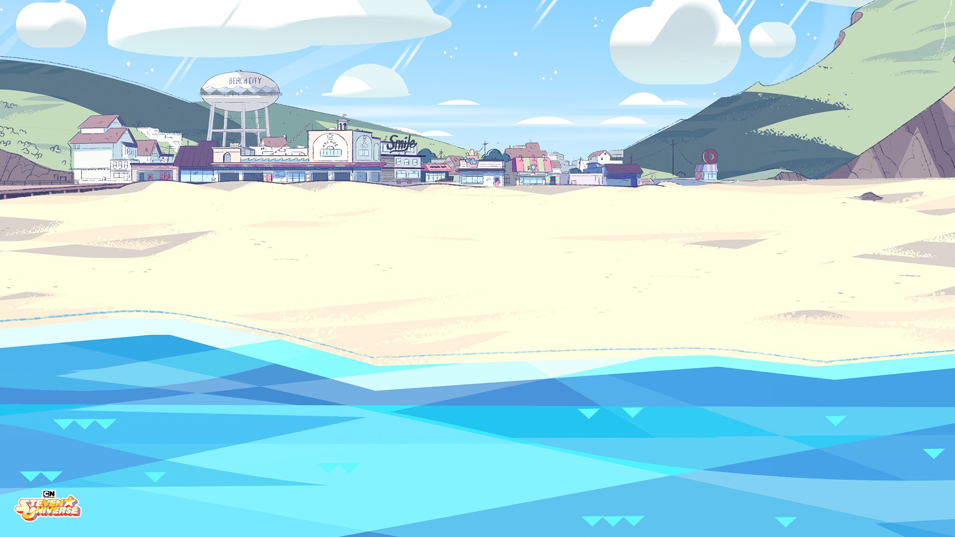 Beach City from Steven Universe HD Wallpaper
