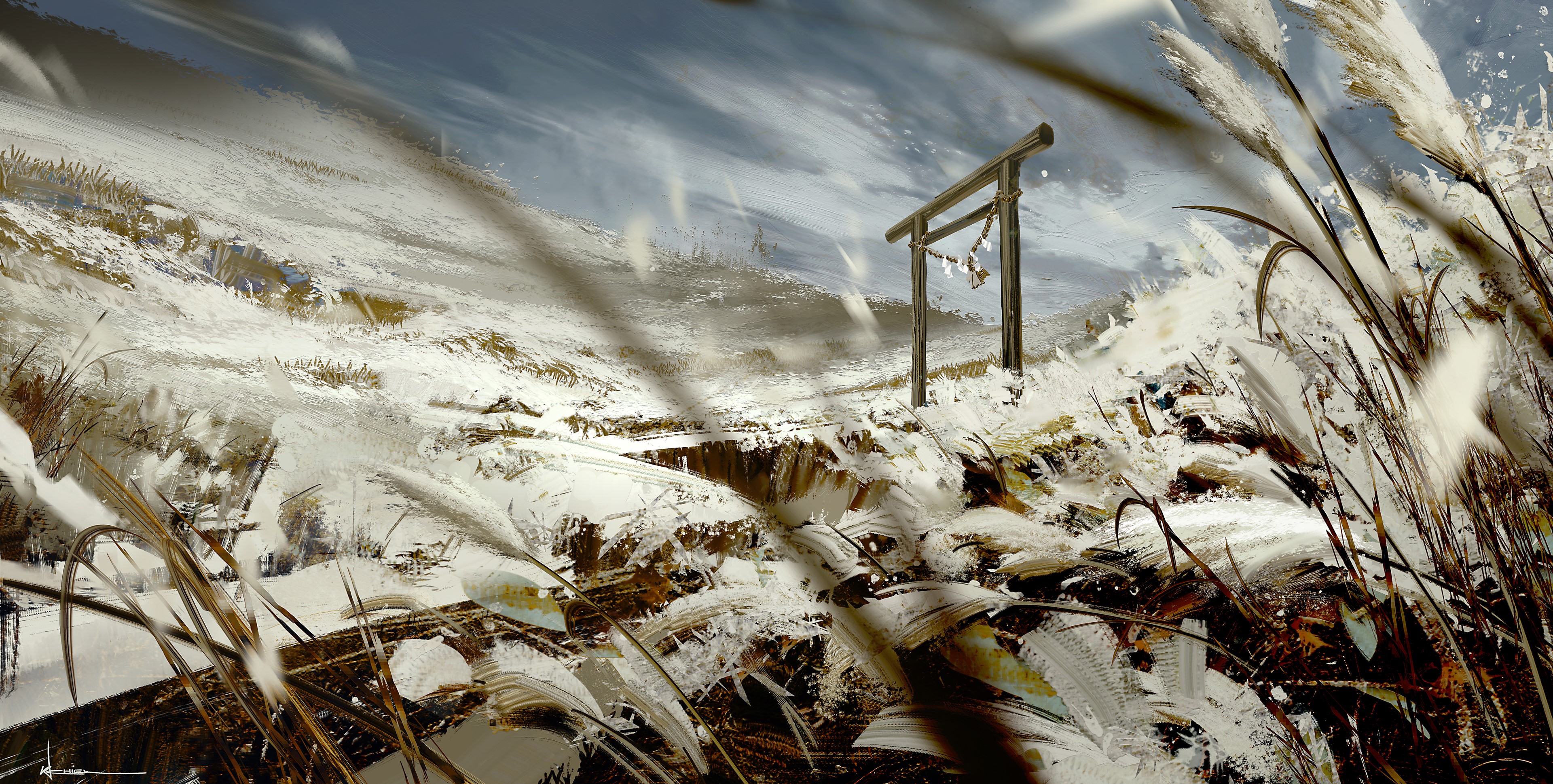 4K video game art from Ghost of Tsushima HD Wallpaper