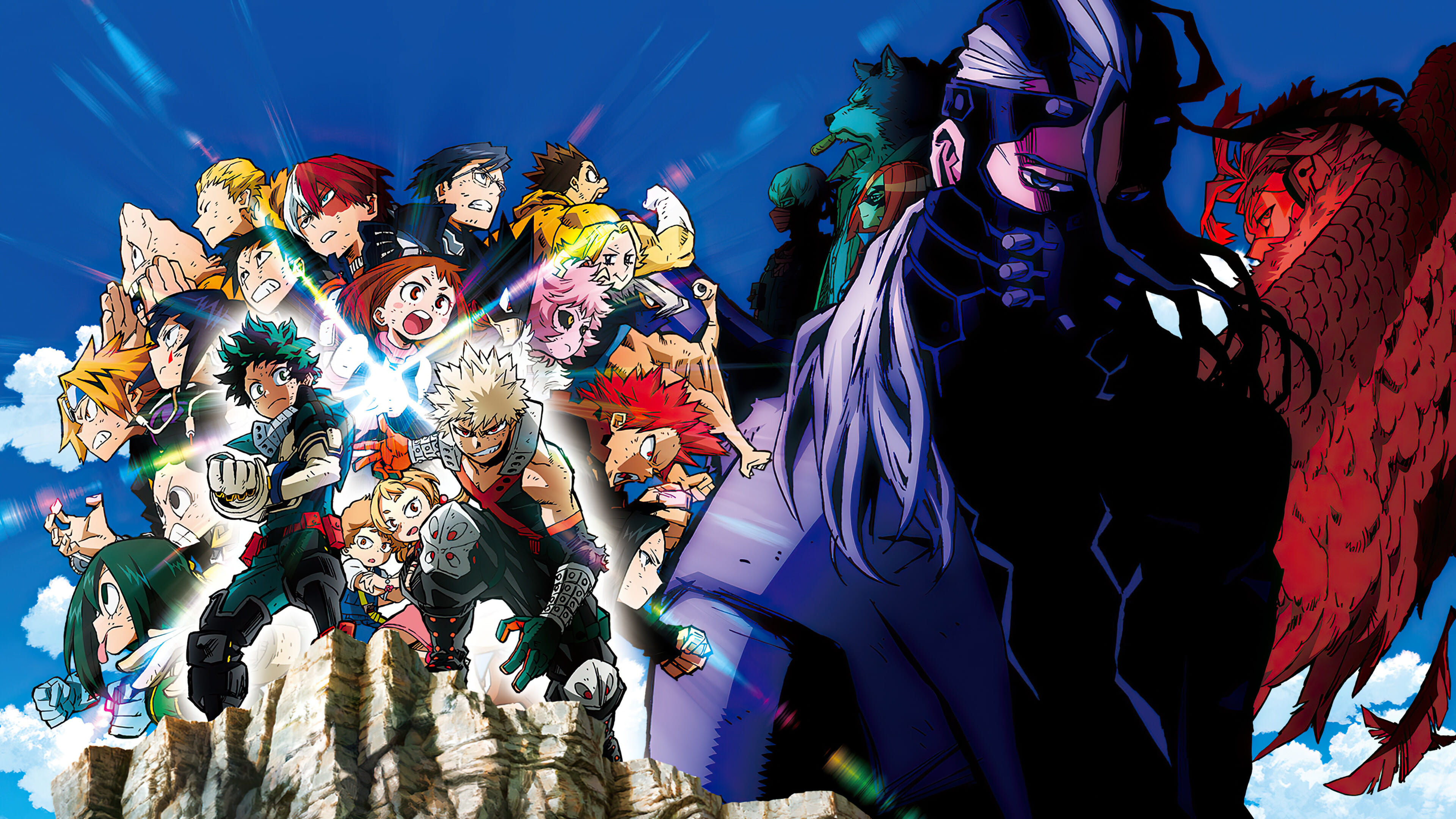 My Hero Academia characters vs villains HD Wallpaper
