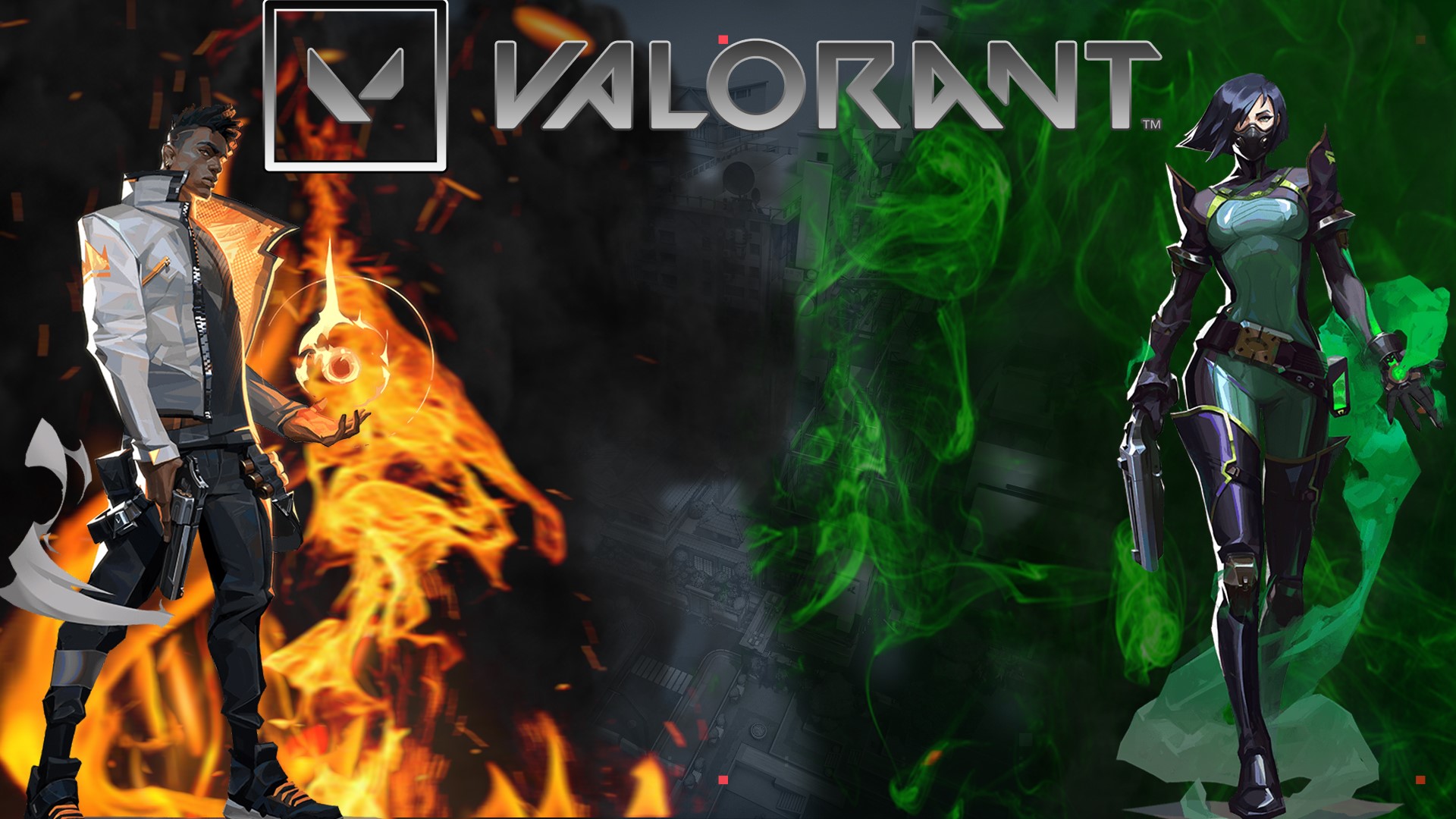 Phoenix and Viper from Valorant HD Wallpaper