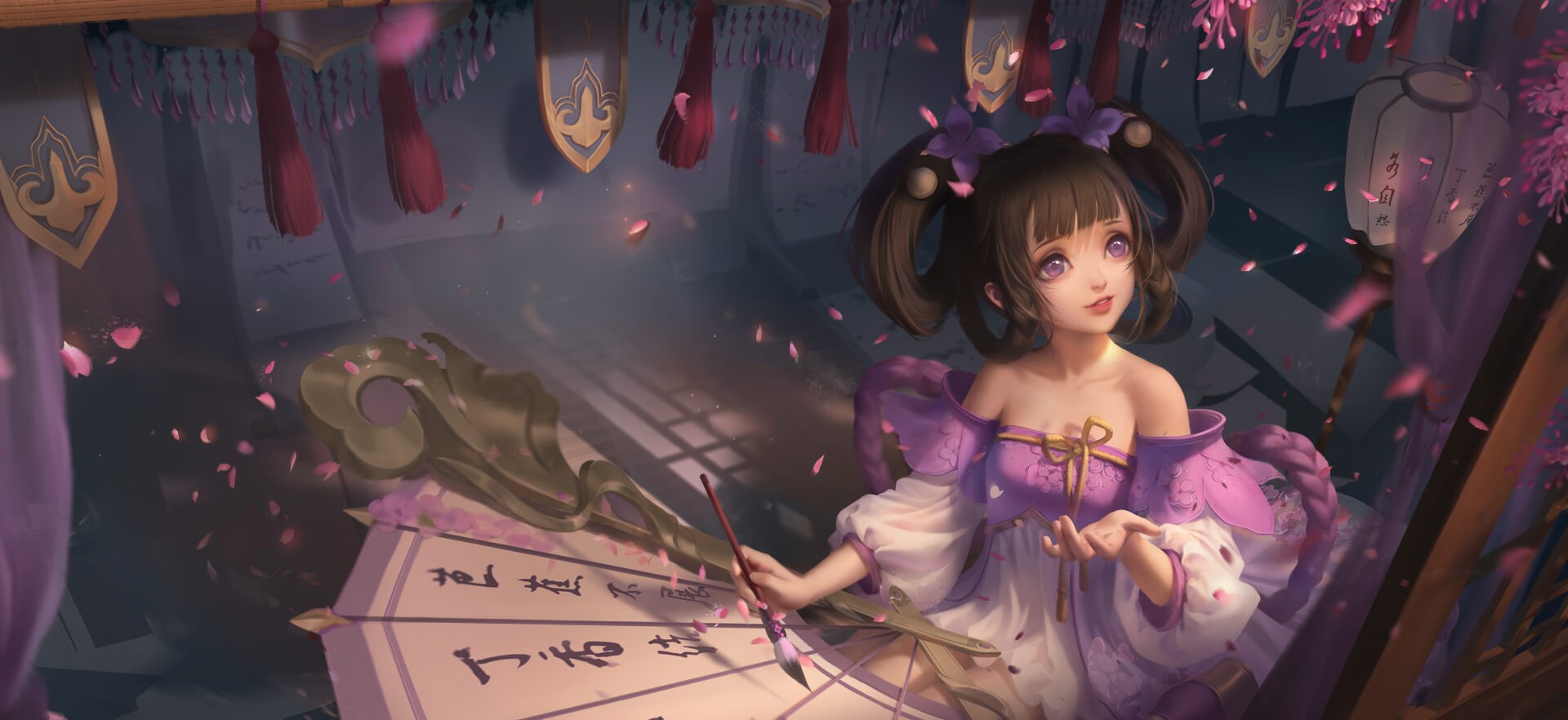 Xiao Qiao from Glory of Kings painting HD Wallpaper