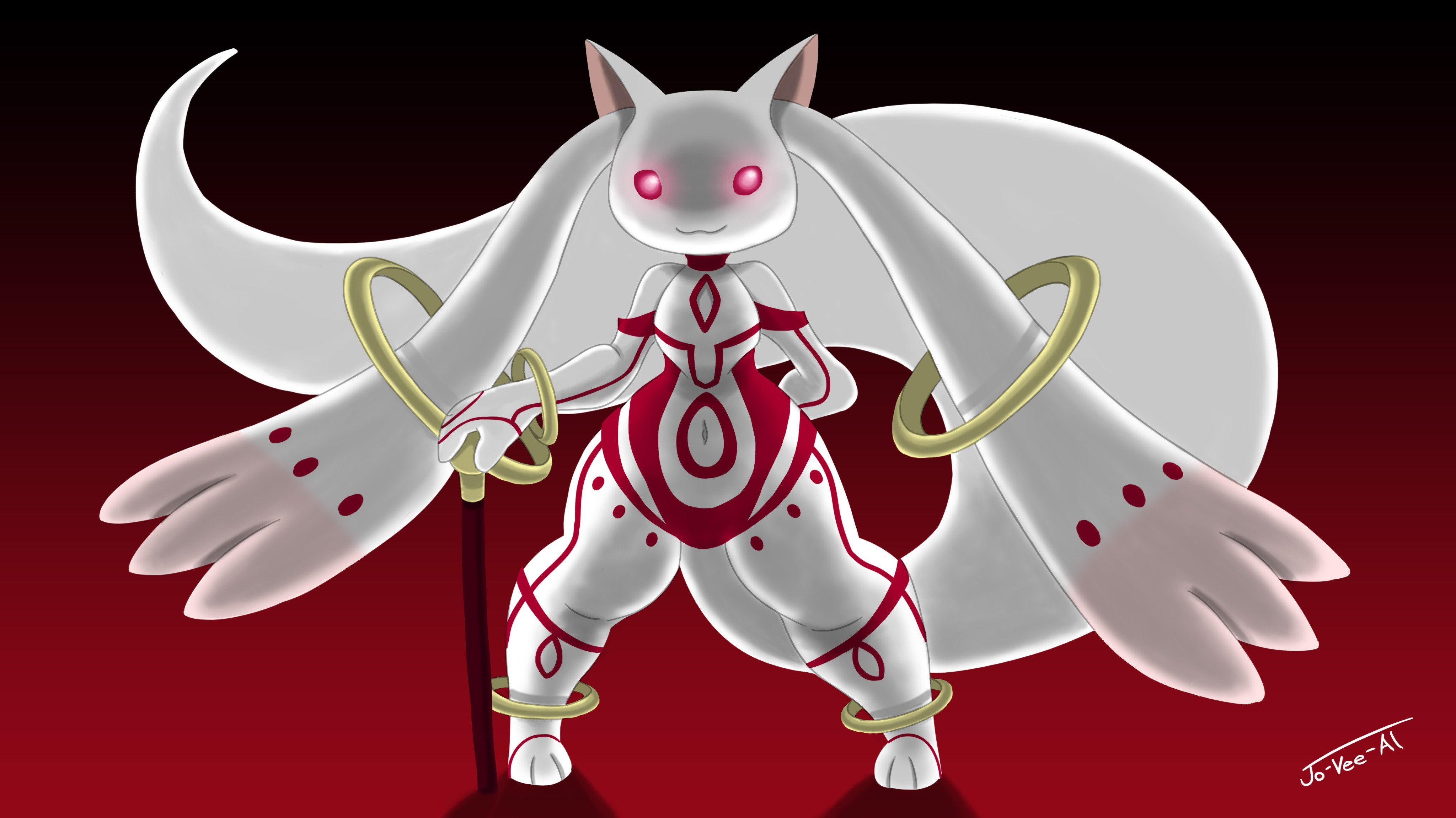 Kyuubey from Mahou Shoujo Madoka Magica HD Wallpaper