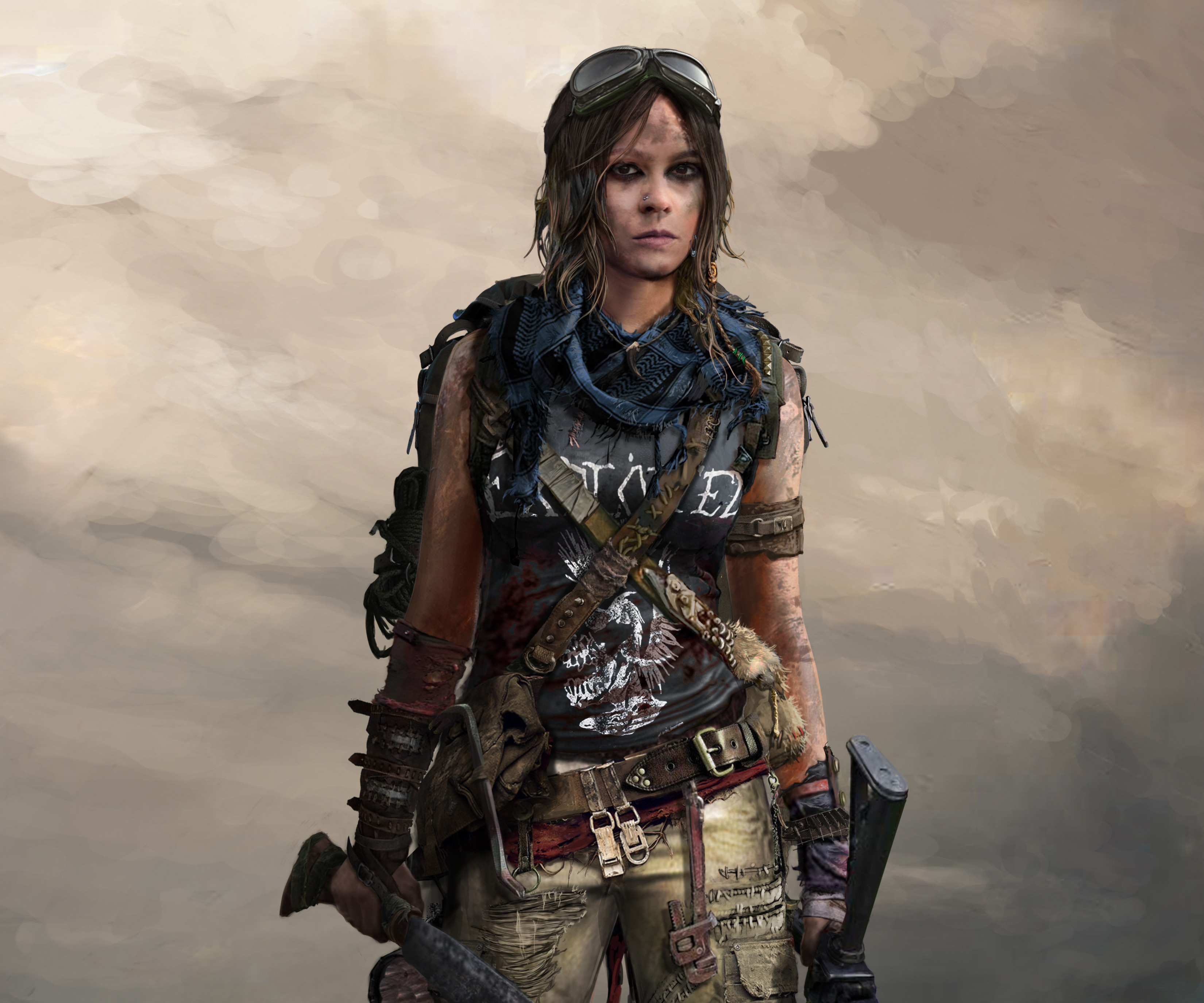Lilly from Army of the Dead HD Wallpaper