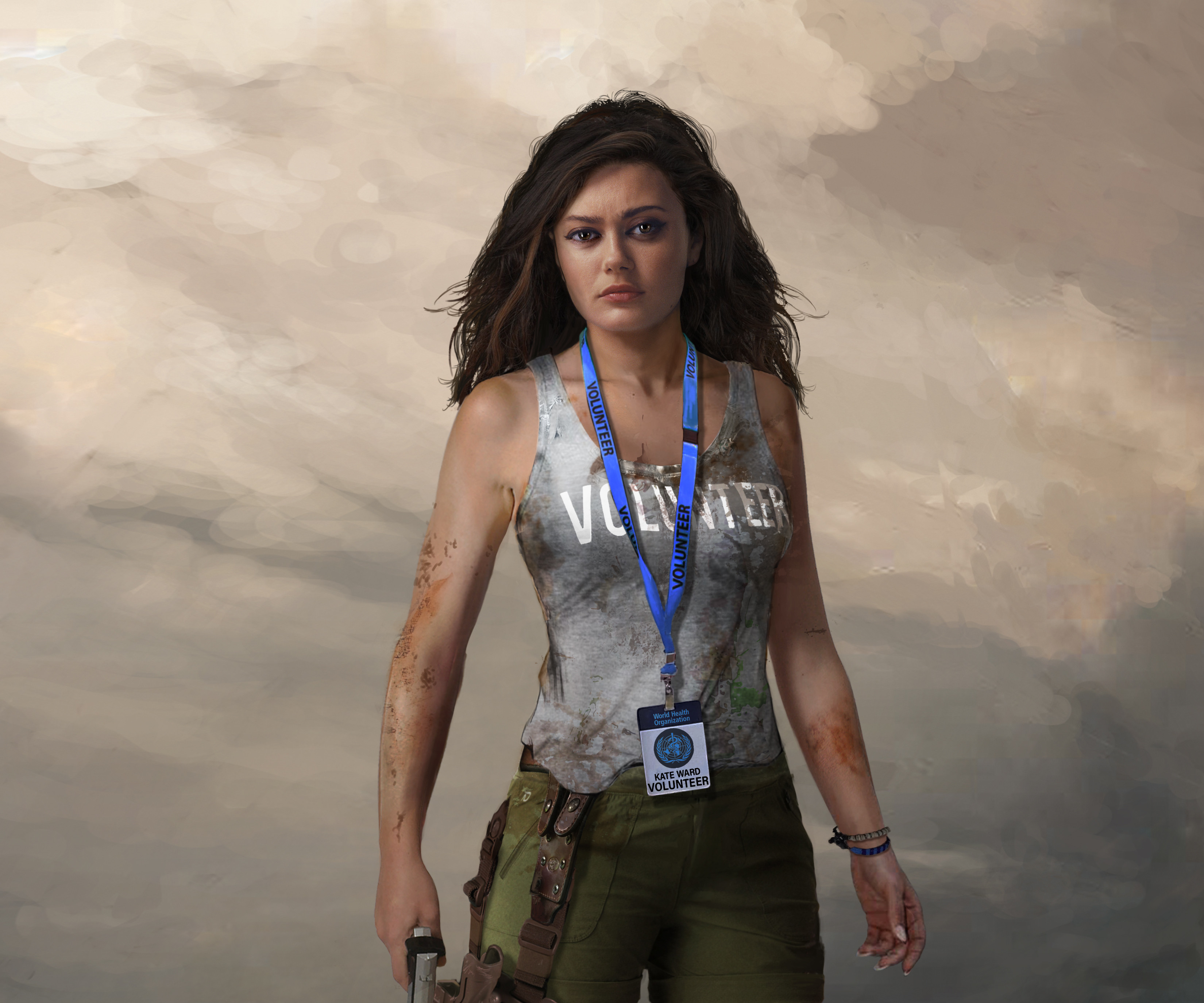 Kate Ward from Army of the Dead HD Wallpaper