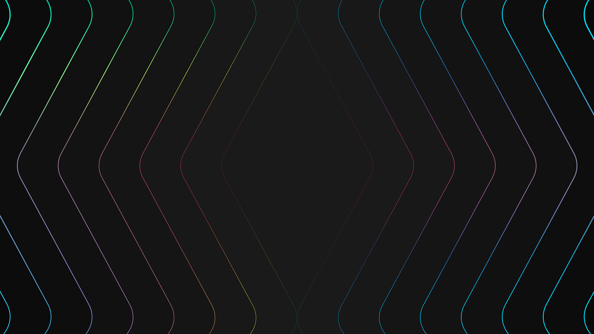 Abstract colorful lines on black background HD Wallpaper