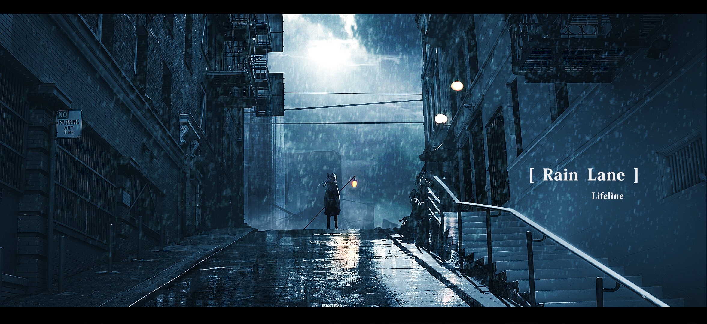 Rain Lane Lifeline HD Wallpaper