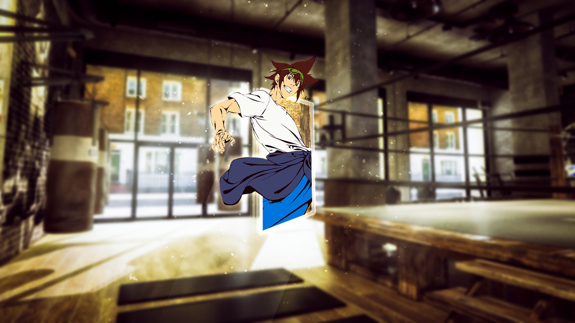 Jin Mori from The God of High School in a gym HD Wallpaper