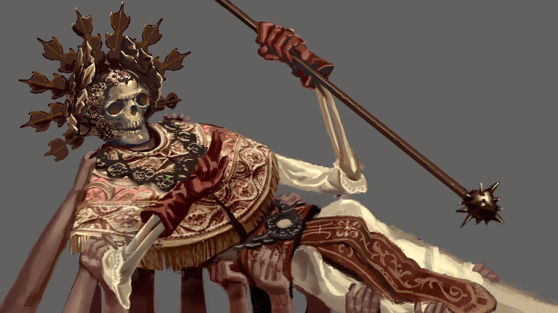 Melquíades from Blasphemous, concept art HD Wallpaper