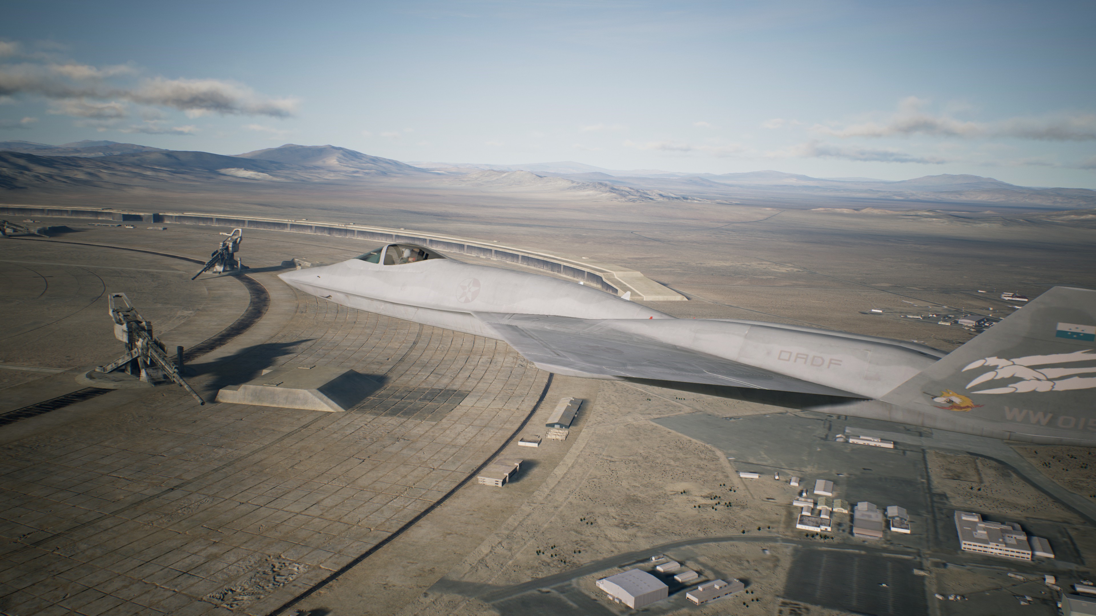 4K Ace Combat 7 YF-23 Black Widow Jet Fighter HD Wallpaper