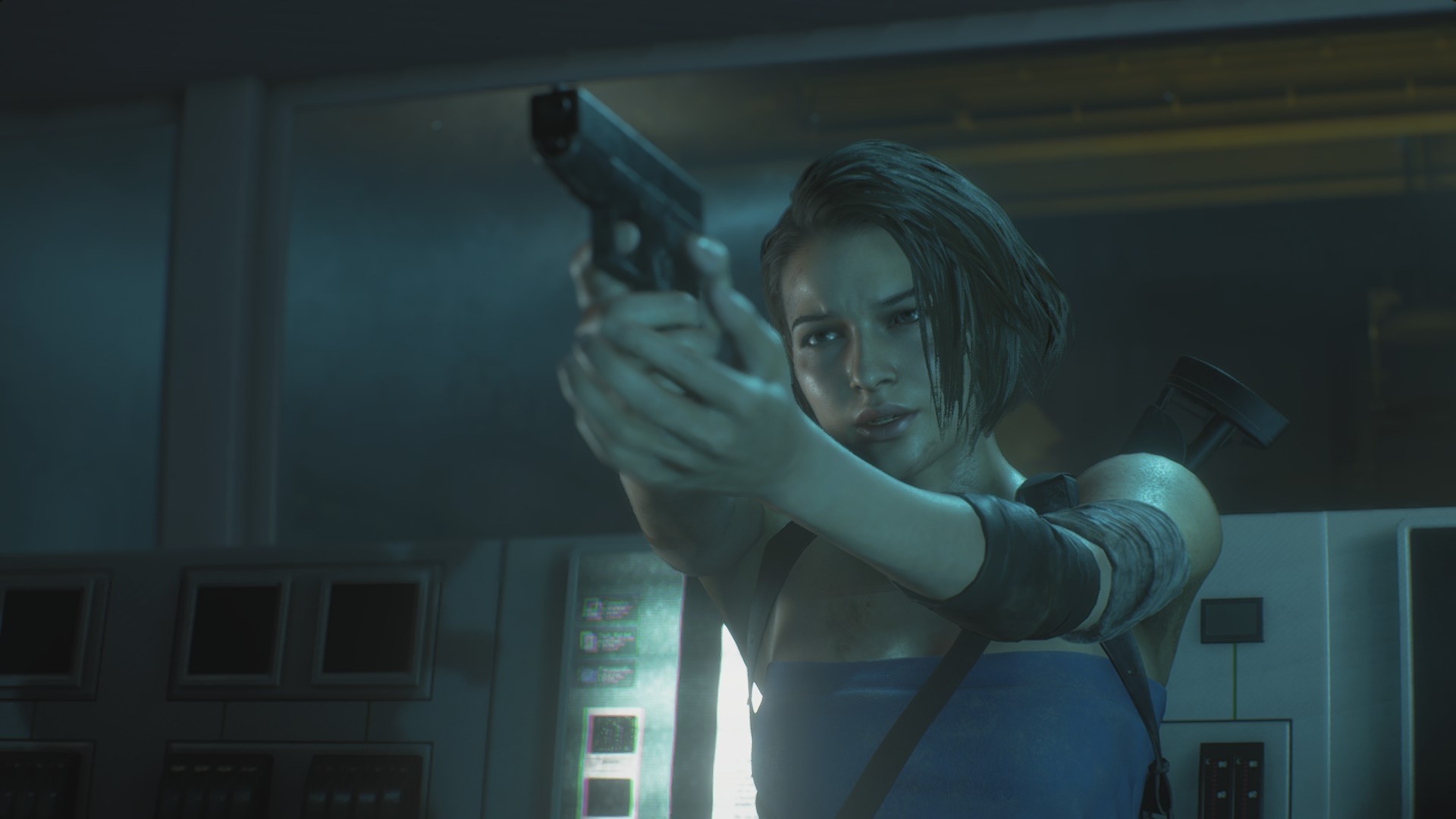 Jill Valentine from Resident Evil 3 holding a handgun HD Wallpaper