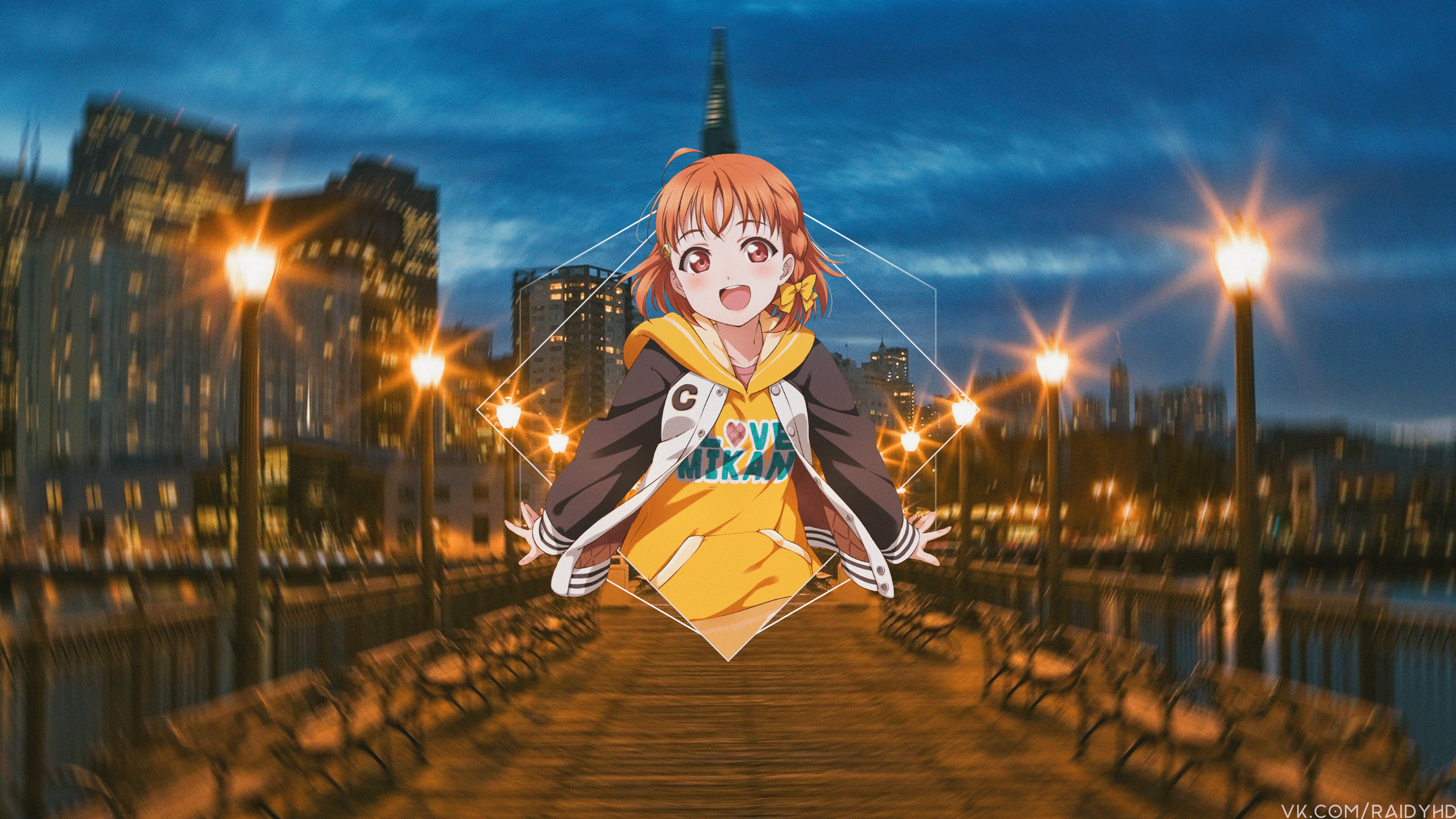 4K Takami Chika from Love Live! Sunshine HD Wallpaper