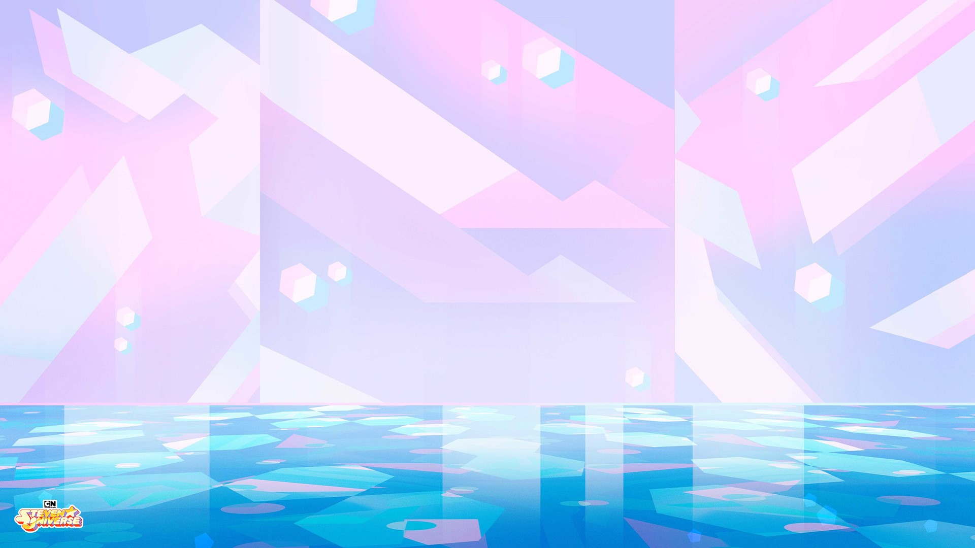 Steven Universe abstract background with geometric shapes HD Wallpaper
