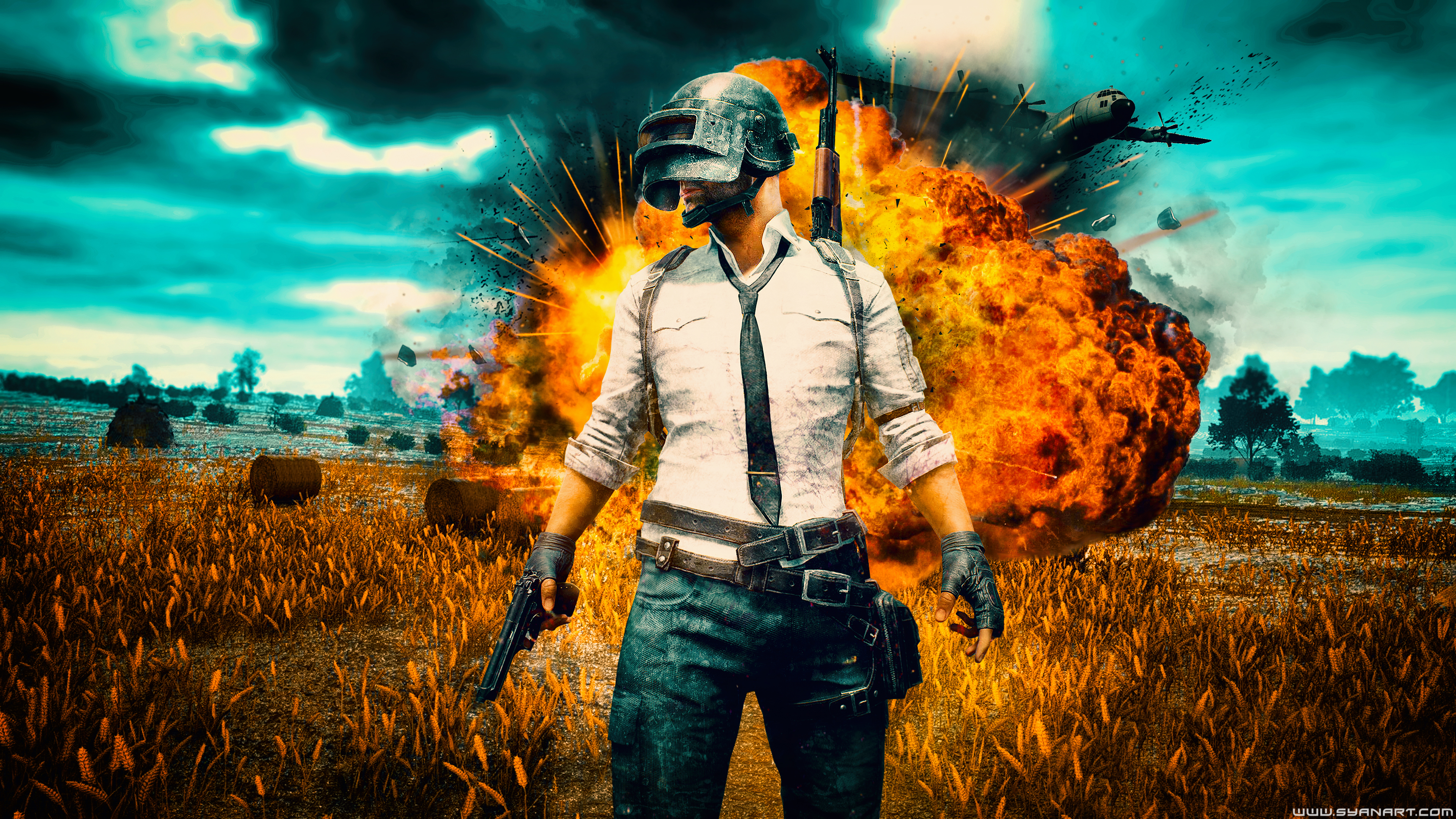 PlayerUnknowns Battlegrounds 4K Explosion HD Wallpaper