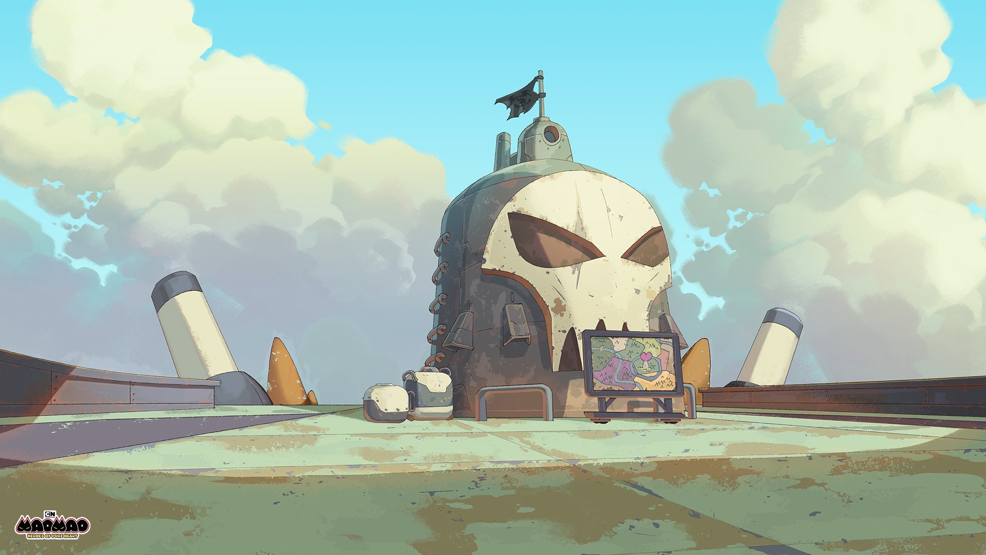 Mao Mao: Heroes of Pure Heart skull base HD Wallpaper