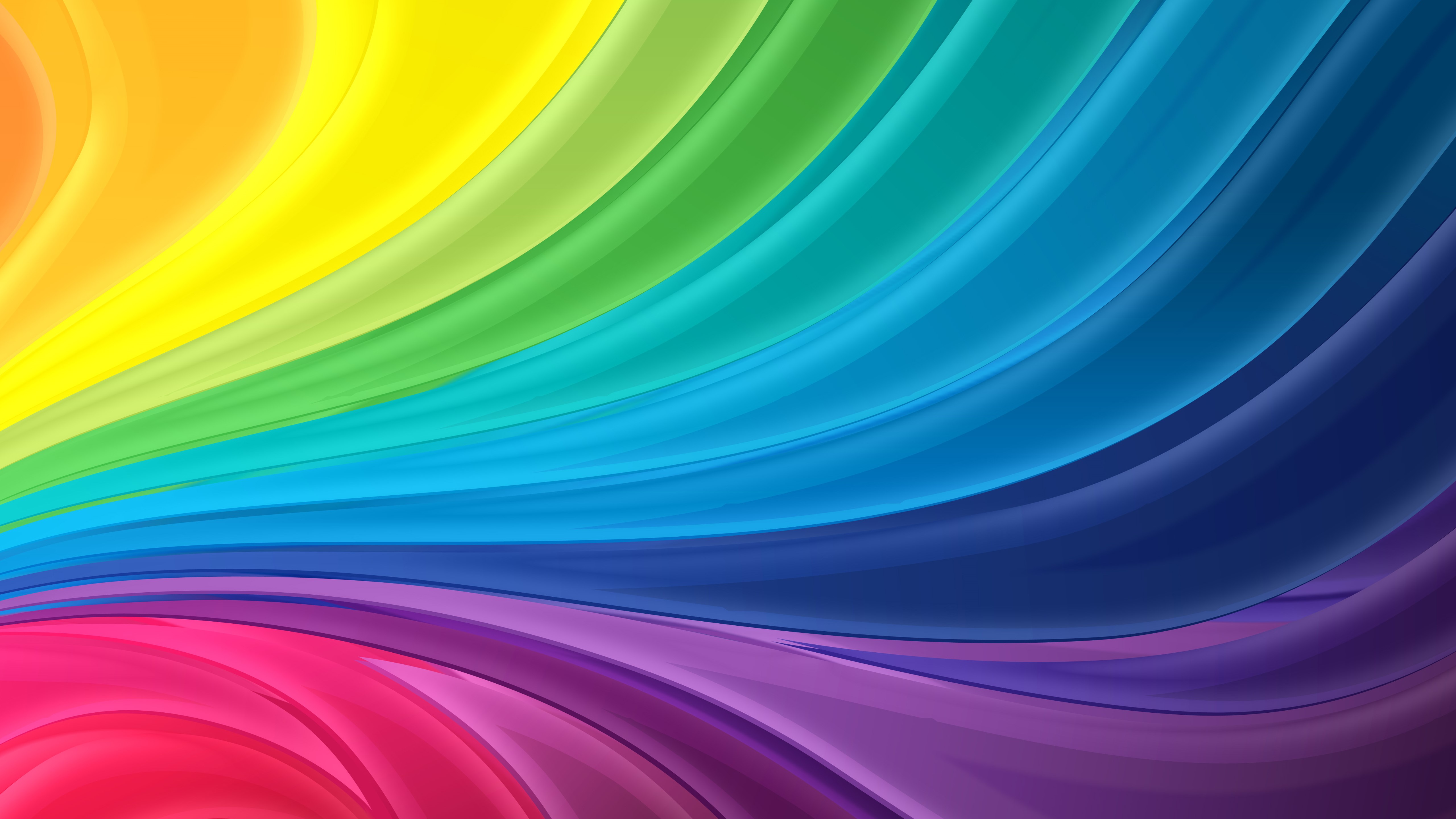 Colorful Abstract Spectrum 4K HD Wallpaper