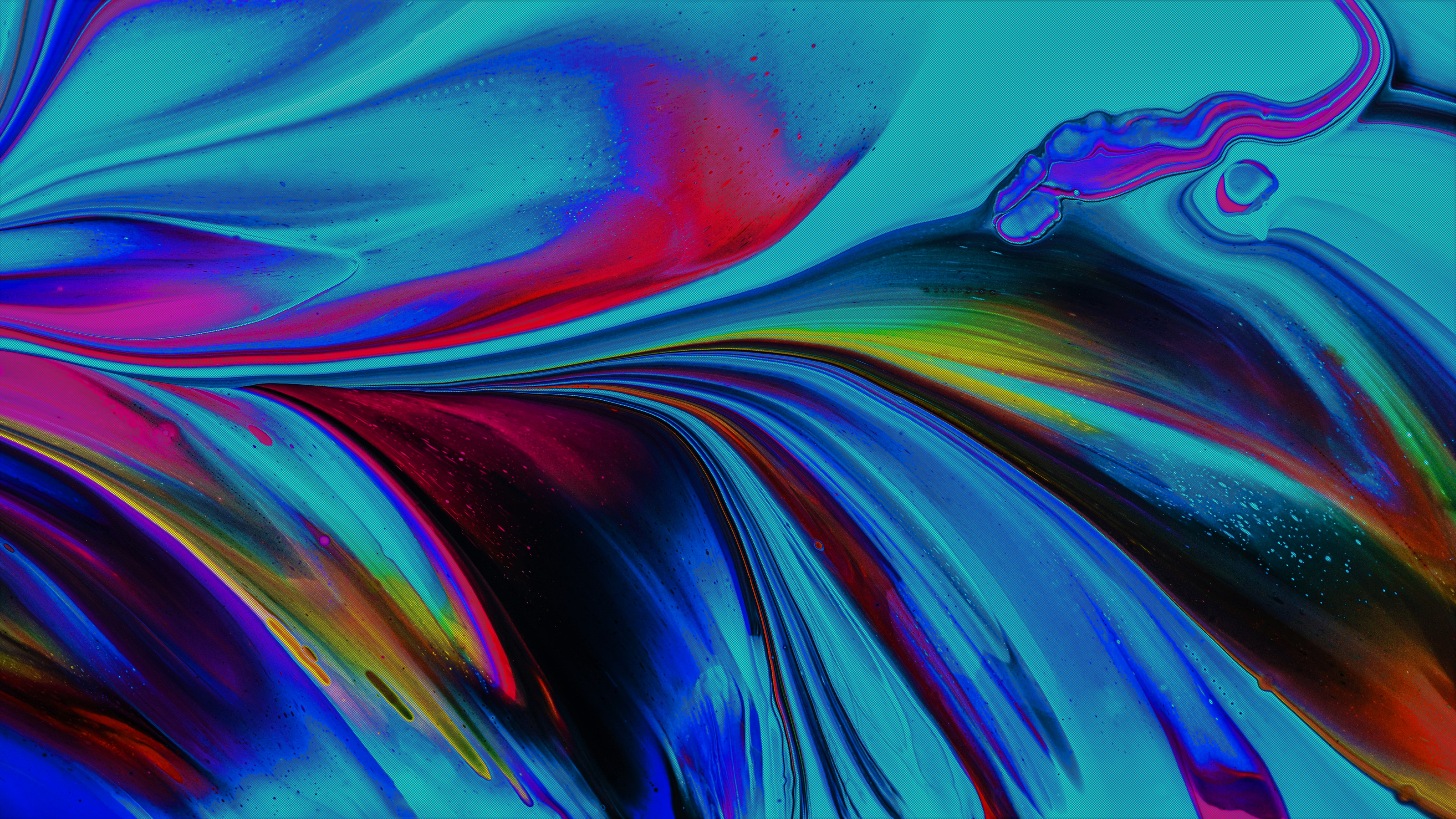 4K Abstract Liquid Texture HD Wallpaper