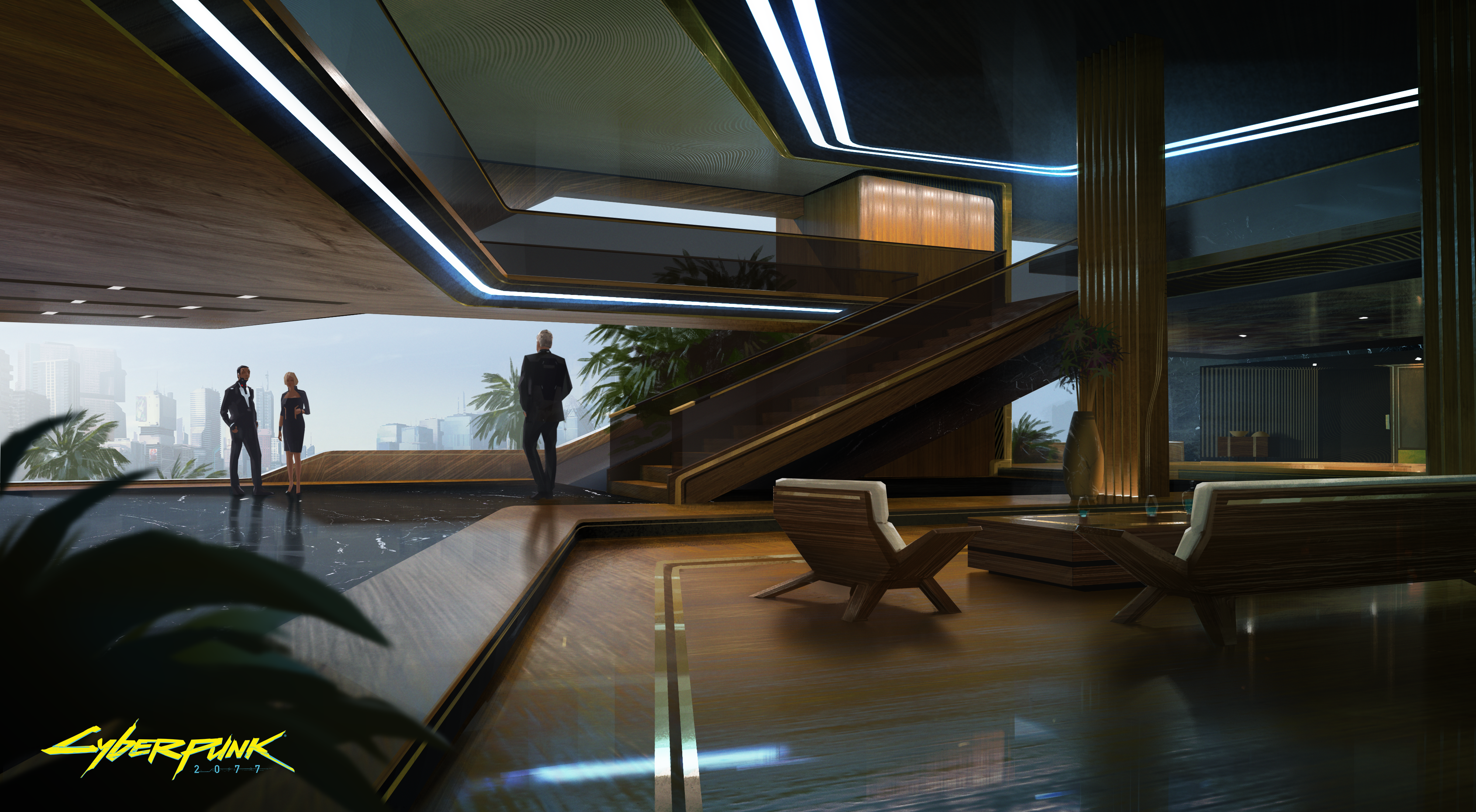 Concept art from Cyberpunk 2077 HD Wallpaper