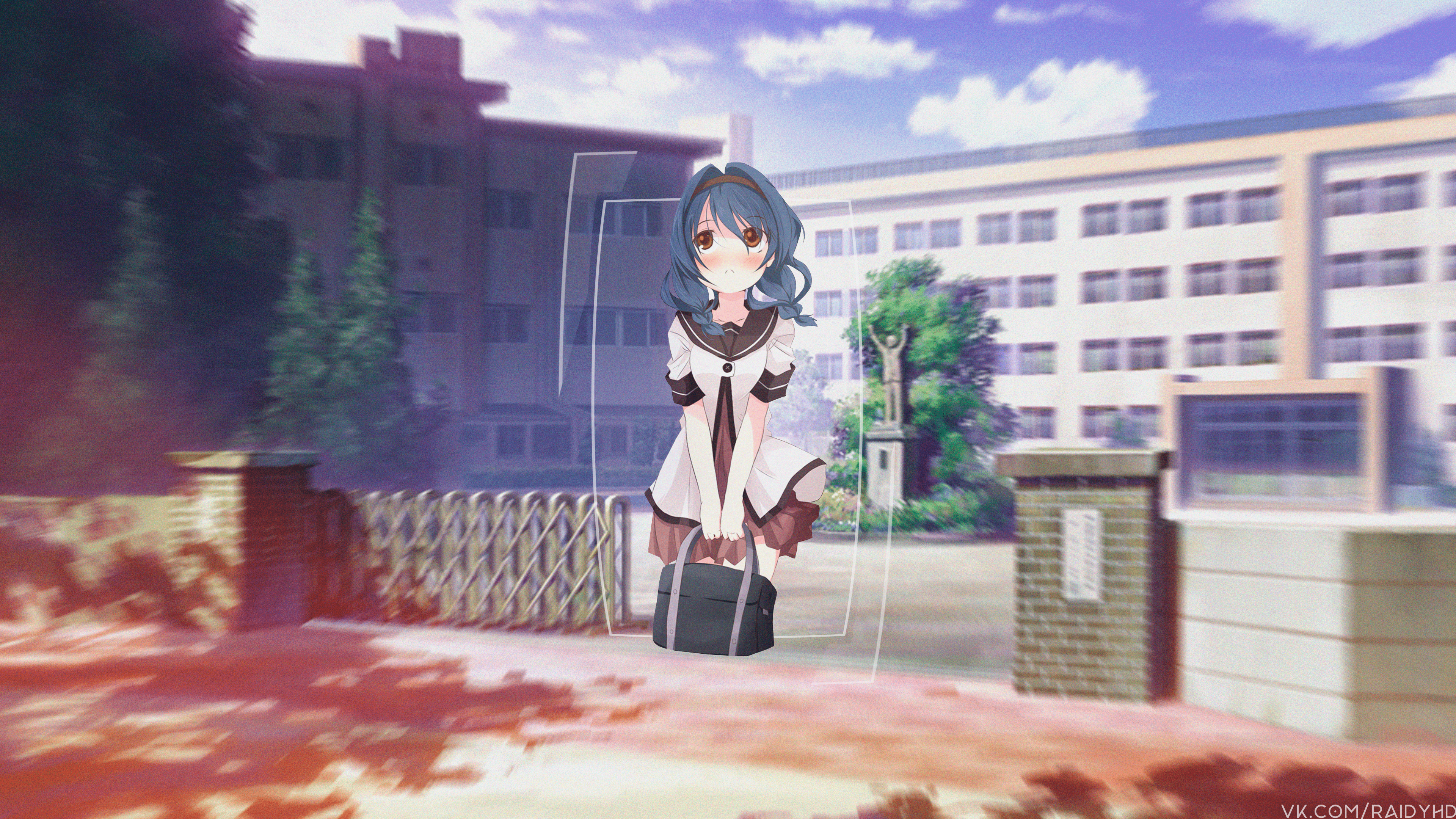 4K Furutani Himawari from Yuru Yuri anime HD Wallpaper