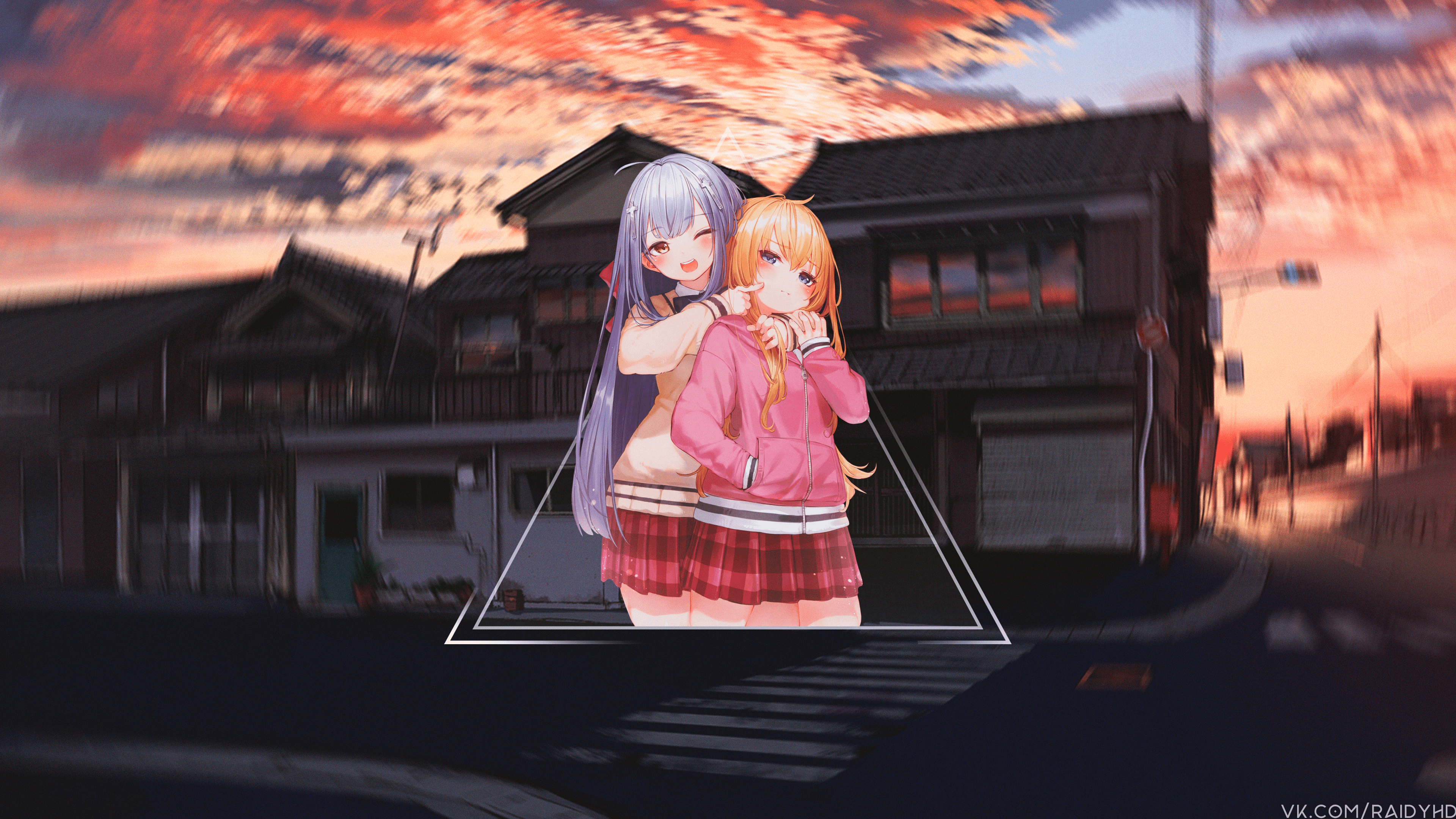 4K anime girls from Gabriel Dropout HD Wallpaper