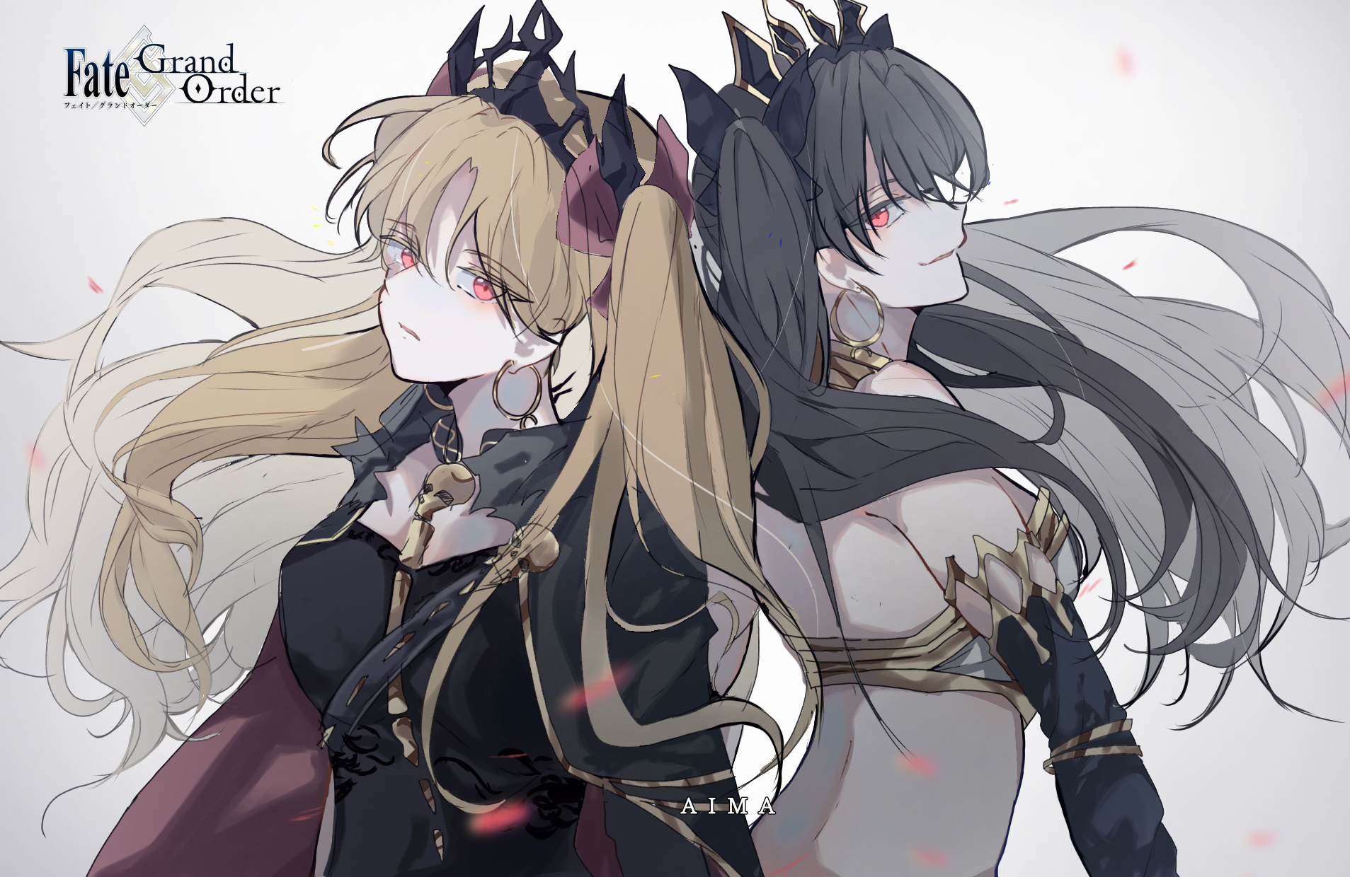 Ereshkigal and Ishtar from Fate/Grand Order HD Wallpaper