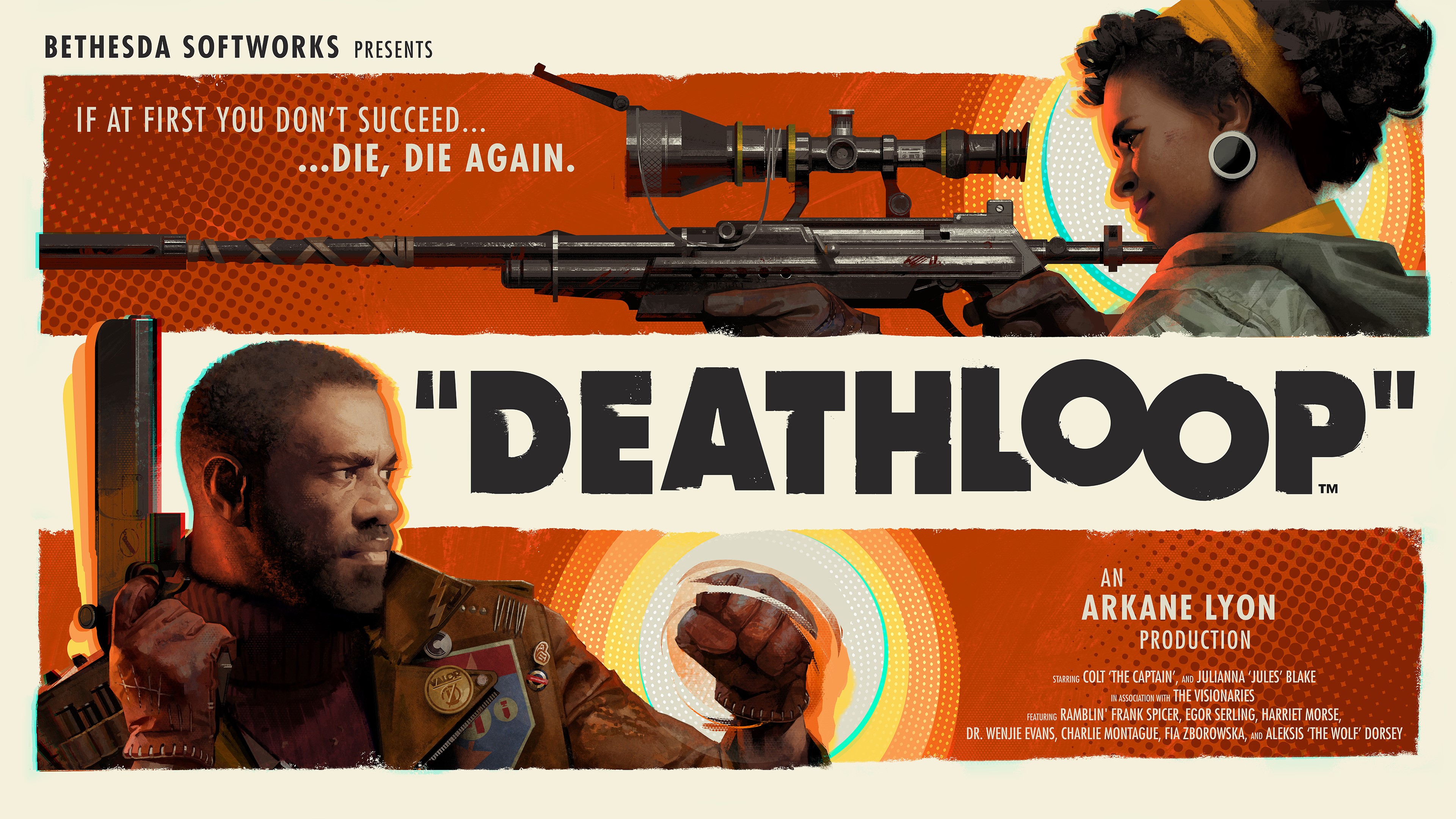 Deathloop Bethesda Softworks Video Game Poster HD Wallpaper