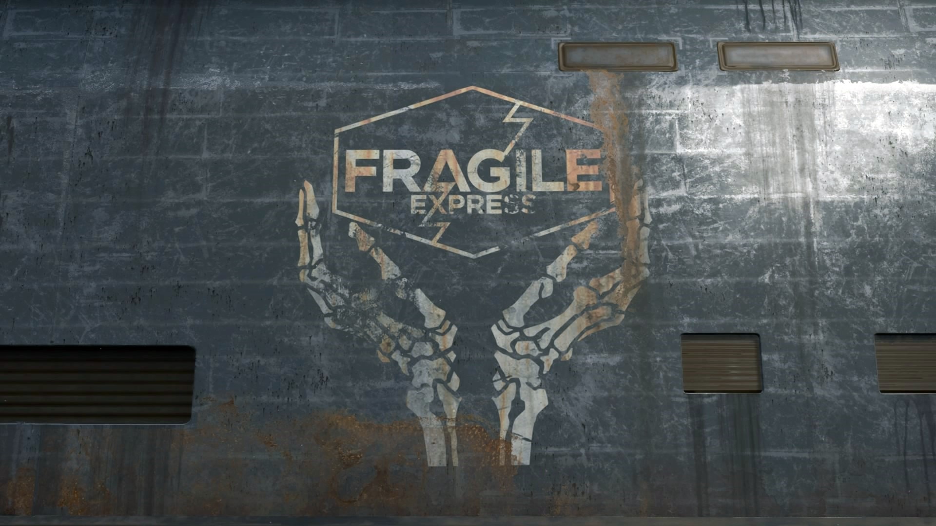 Fragile Express logo from Death Stranding HD Wallpaper