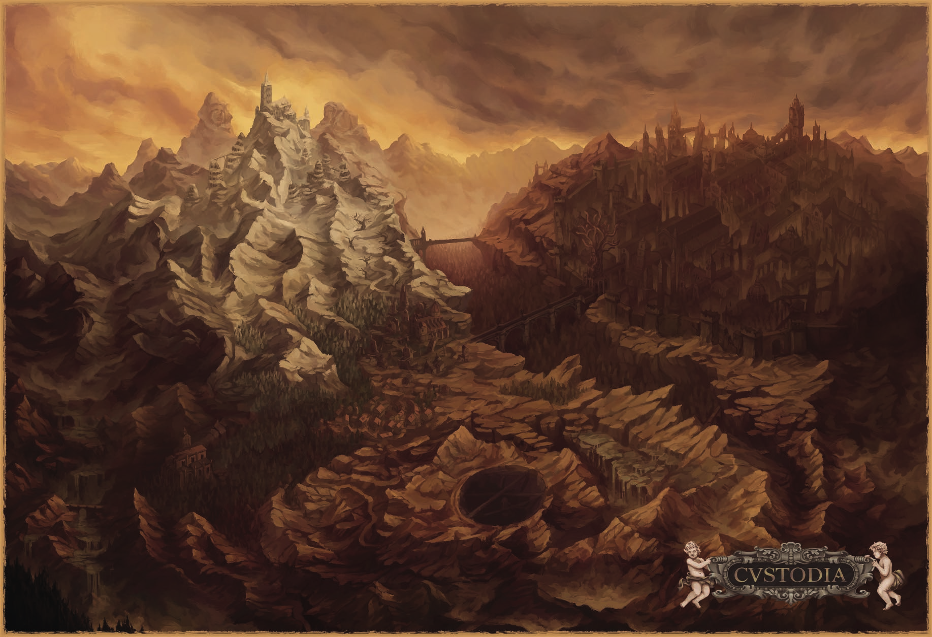 Artwork of Cvstodia from Blasphemous video game HD Wallpaper