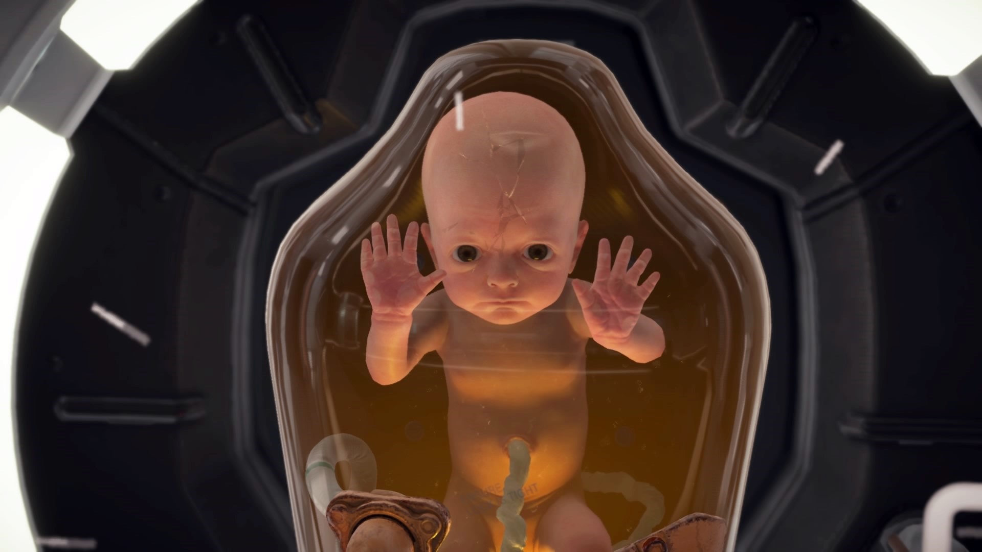 Baby in a pod from Death Stranding HD Wallpaper