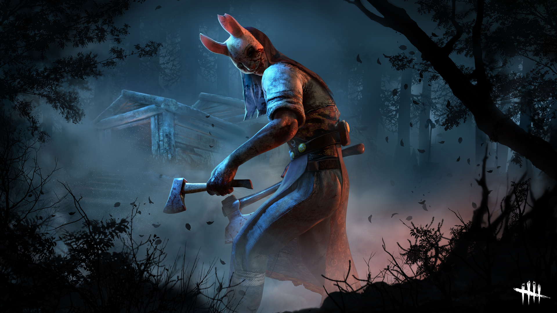 The Huntress from Dead by Daylight holding axes HD Wallpaper