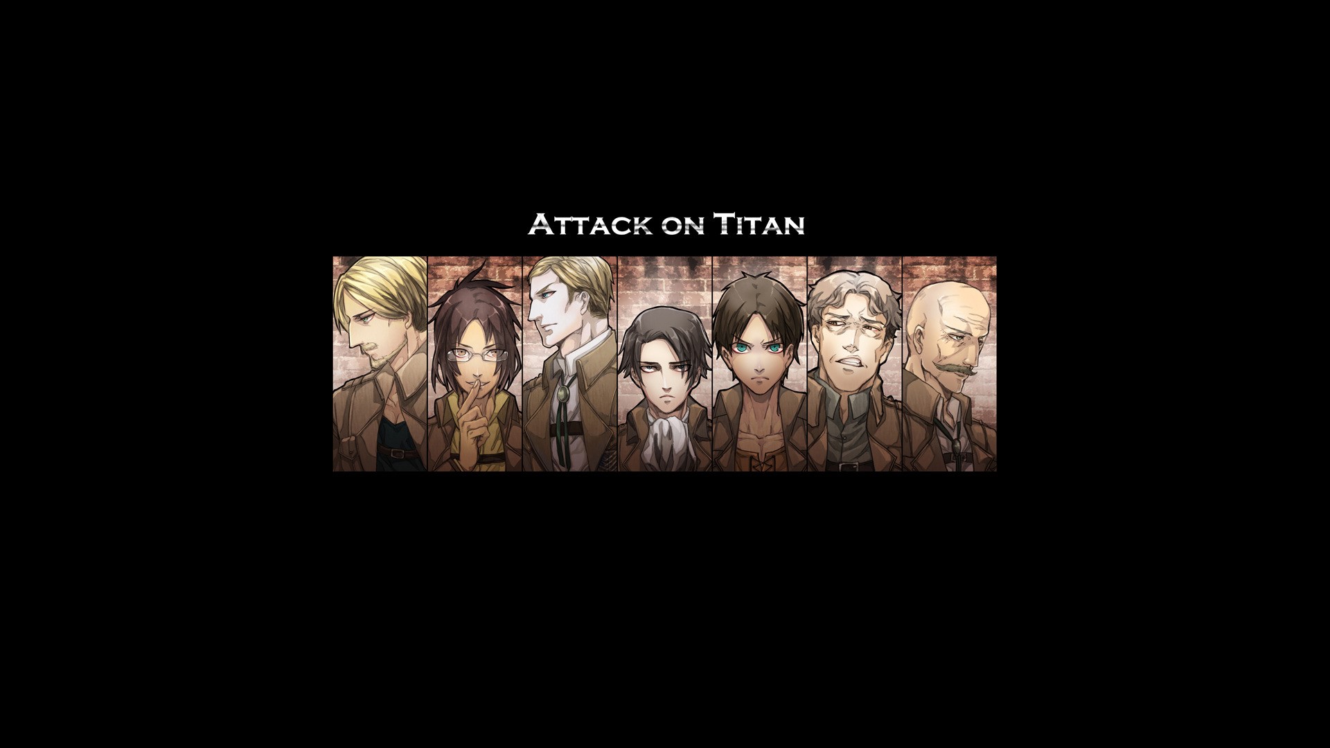 Attack on Titan characters HD Wallpaper