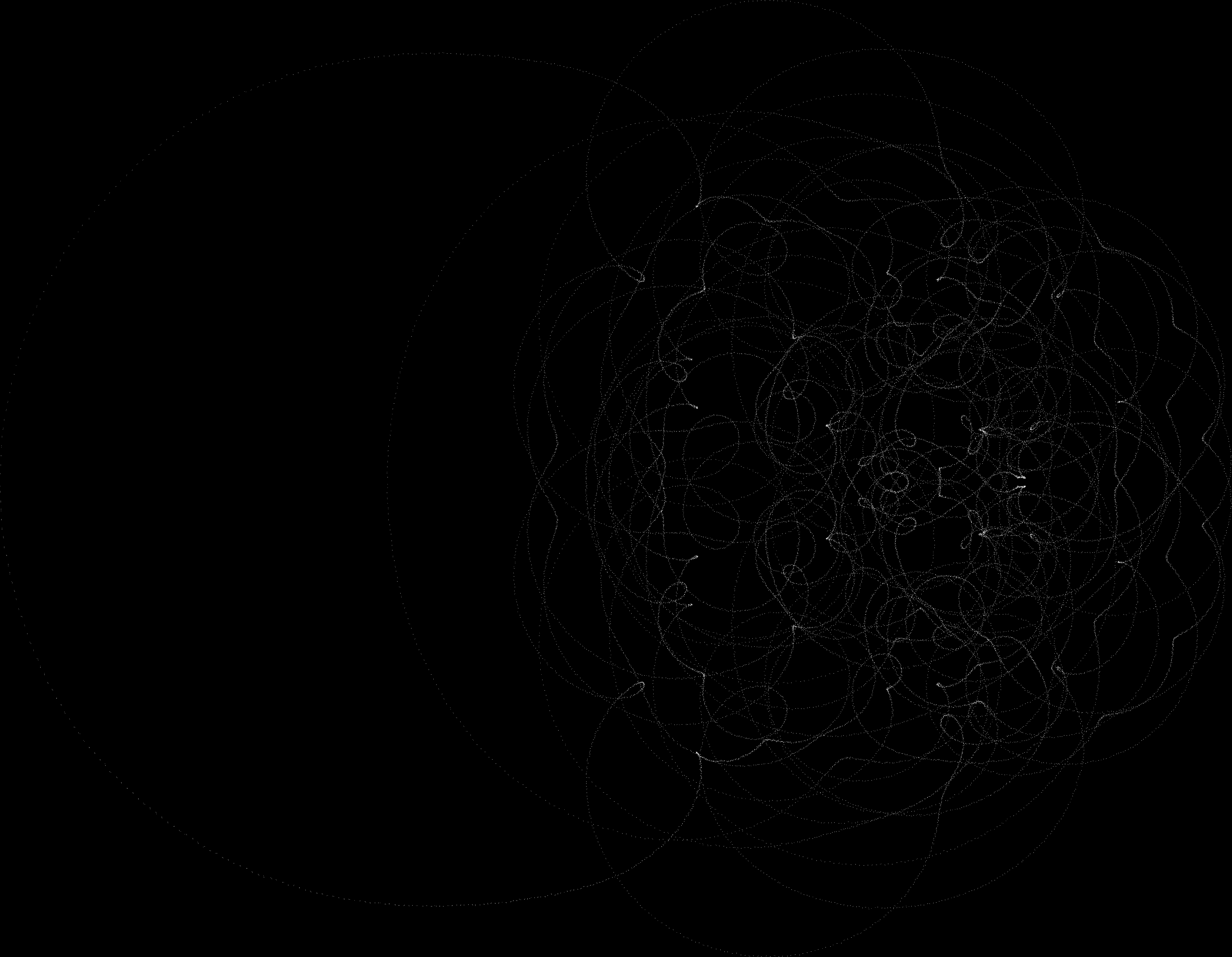 Minimalist abstract circles and lines HD Wallpaper