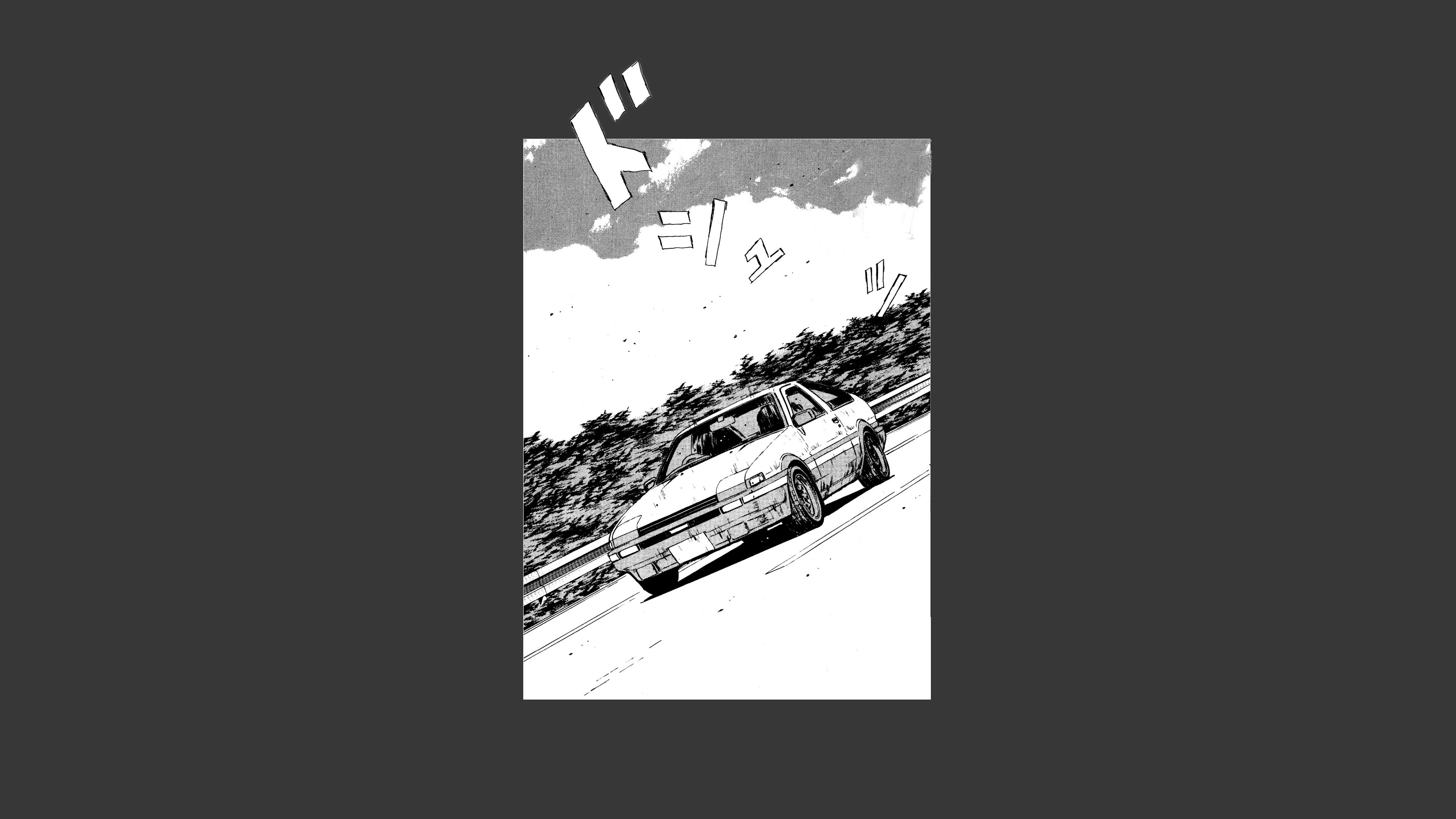 Initial D Toyota AE86 Trueno HD Wallpaper