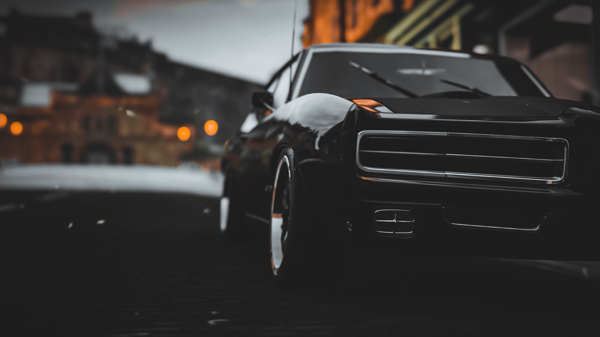 Black Pontiac GTO in Forza Horizon 4 HD Wallpaper