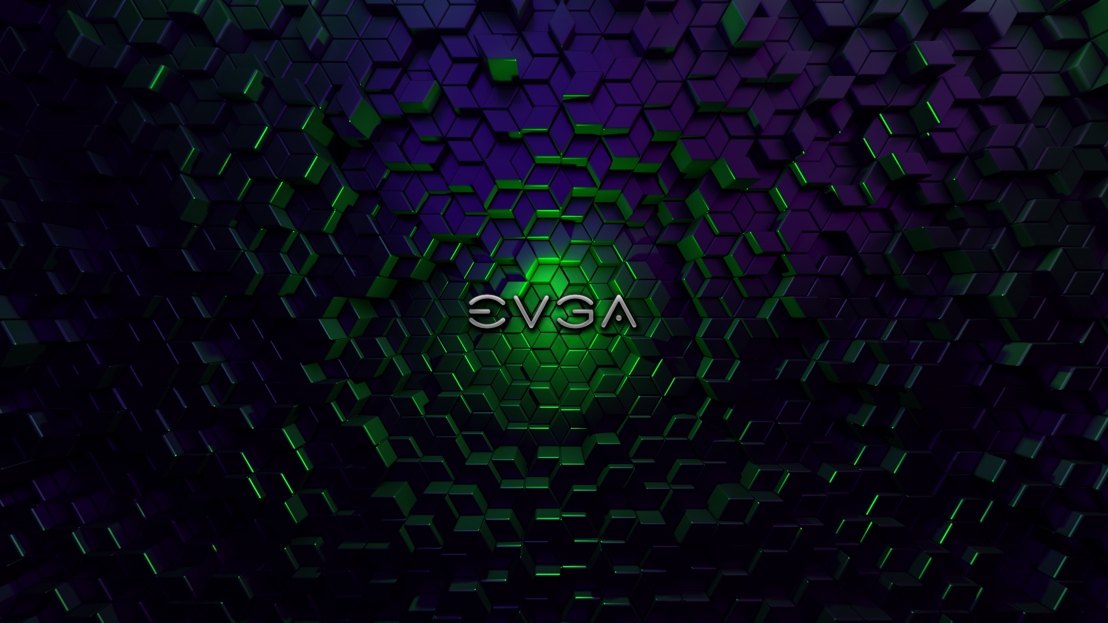 EVGA logo on a dark hexagonal pattern HD Wallpaper