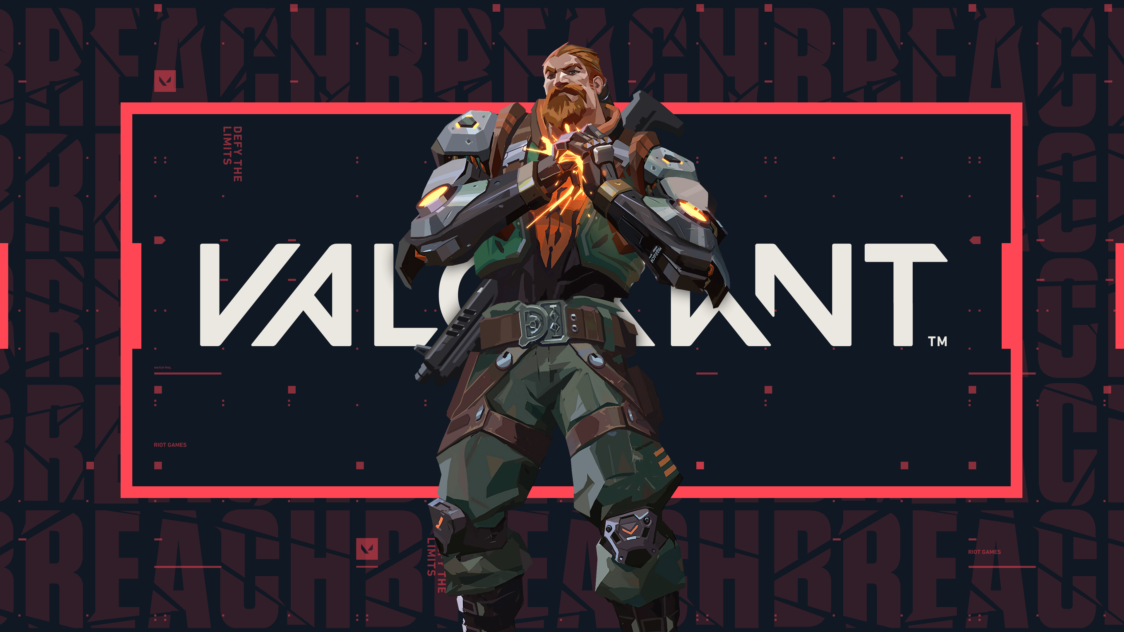 Breach from Valorant 4K HD Wallpaper