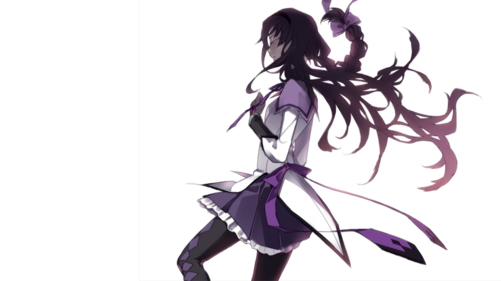 Akemi Homura from Mahou Shoujo Madoka Magica HD Wallpaper