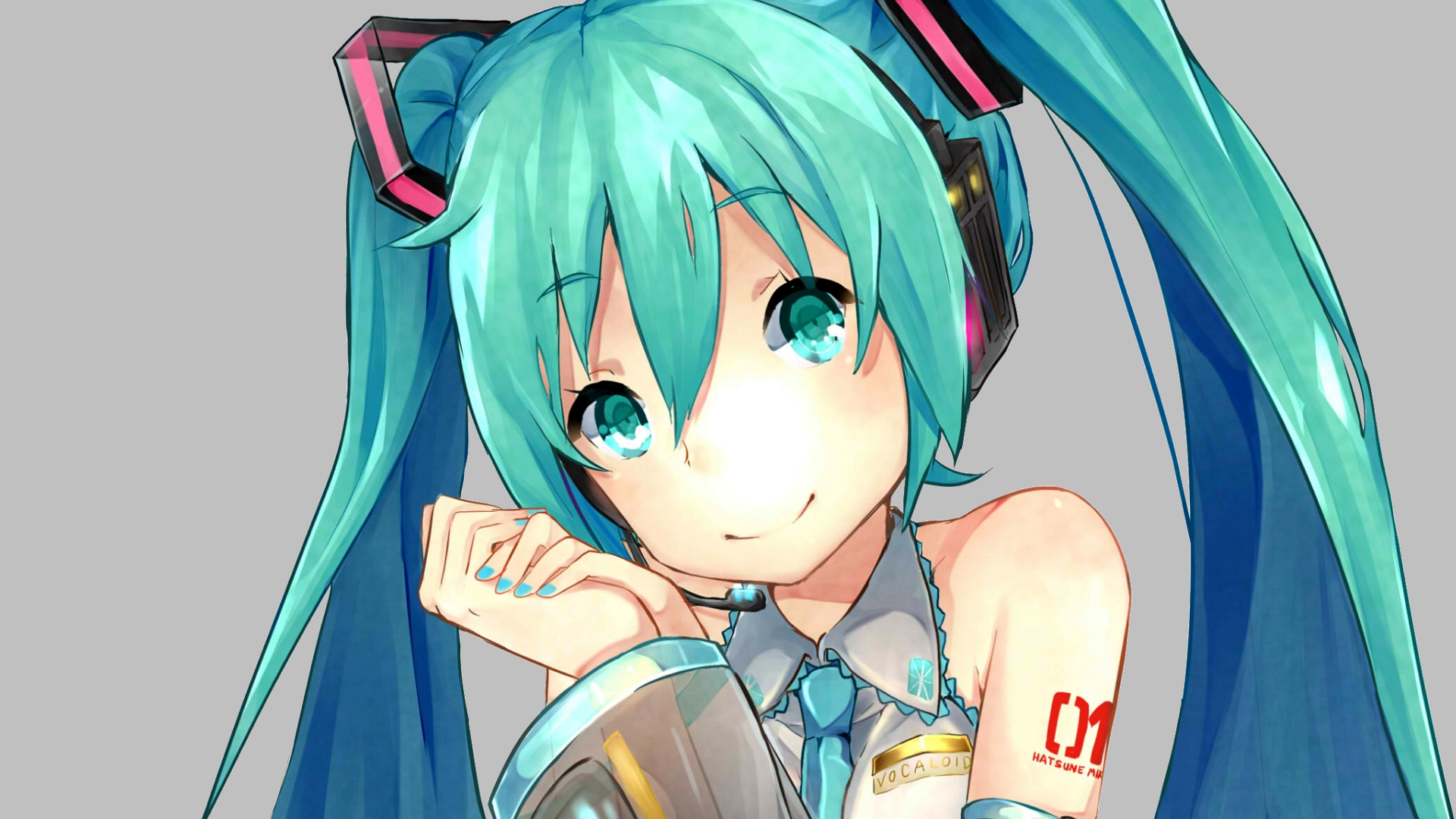 Hatsune Miku Vocaloid Anime Girl HD Wallpaper