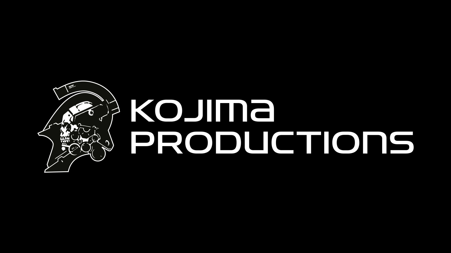 Kojima Productions logo with skull helmet HD Wallpaper