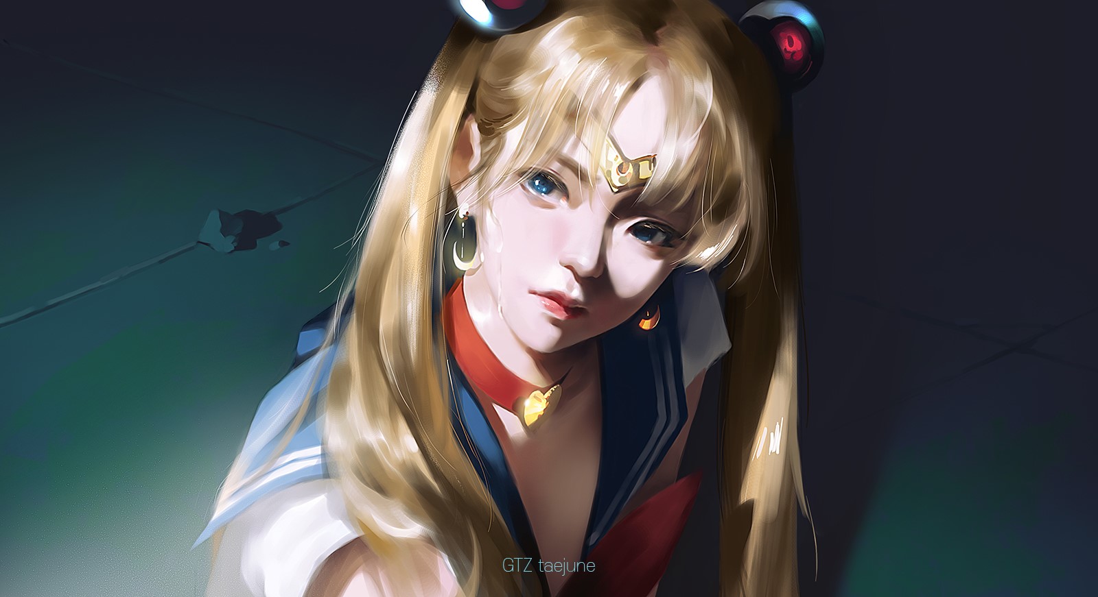 Sailor Moon from Sailor Moon fan art HD Wallpaper