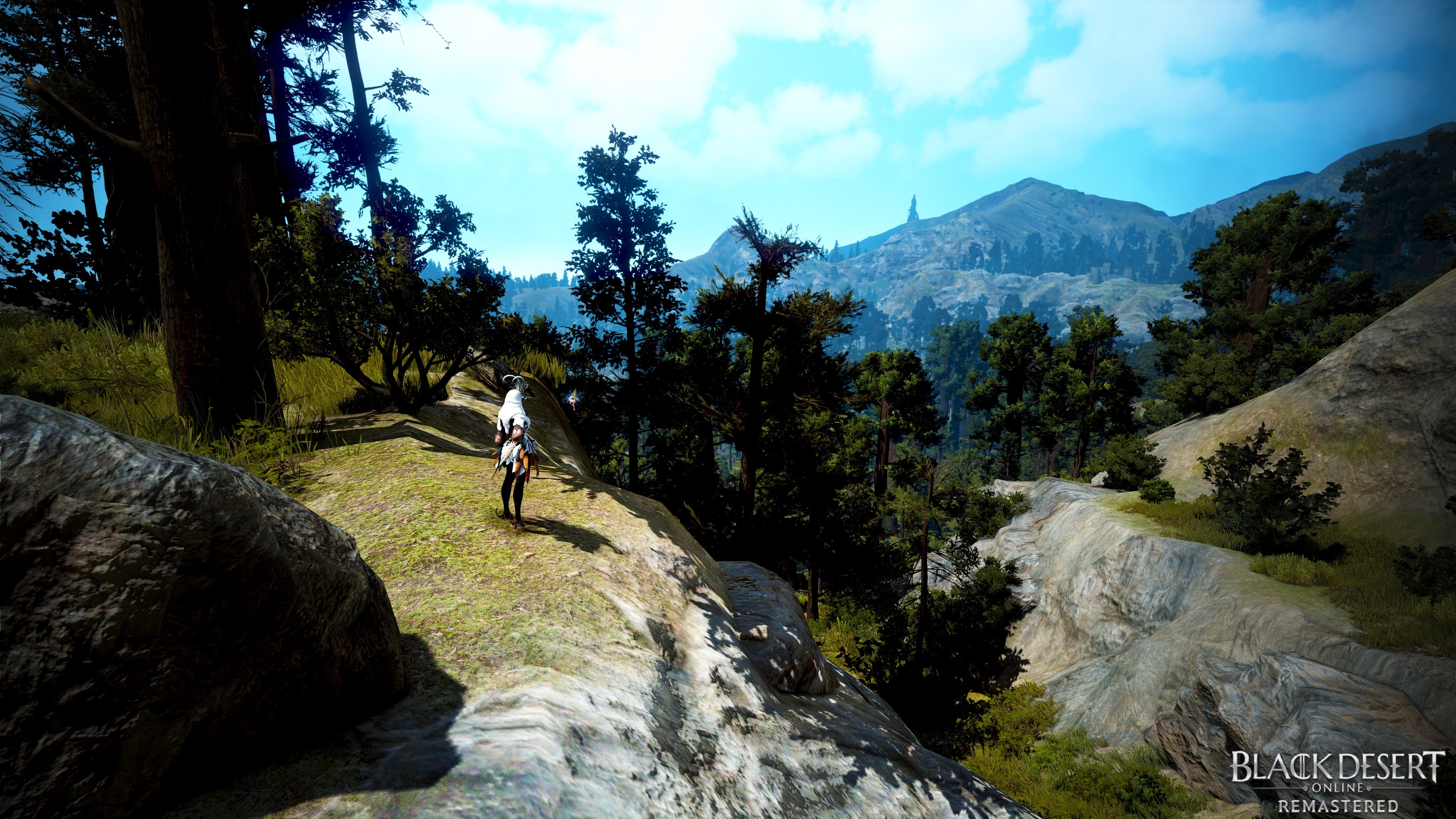 4K Black Desert Online Ranger in Mountains HD Wallpaper