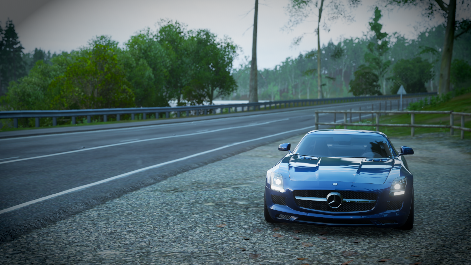 Mercedes-Benz SLS AMG in Forza Horizon 4 HD Wallpaper